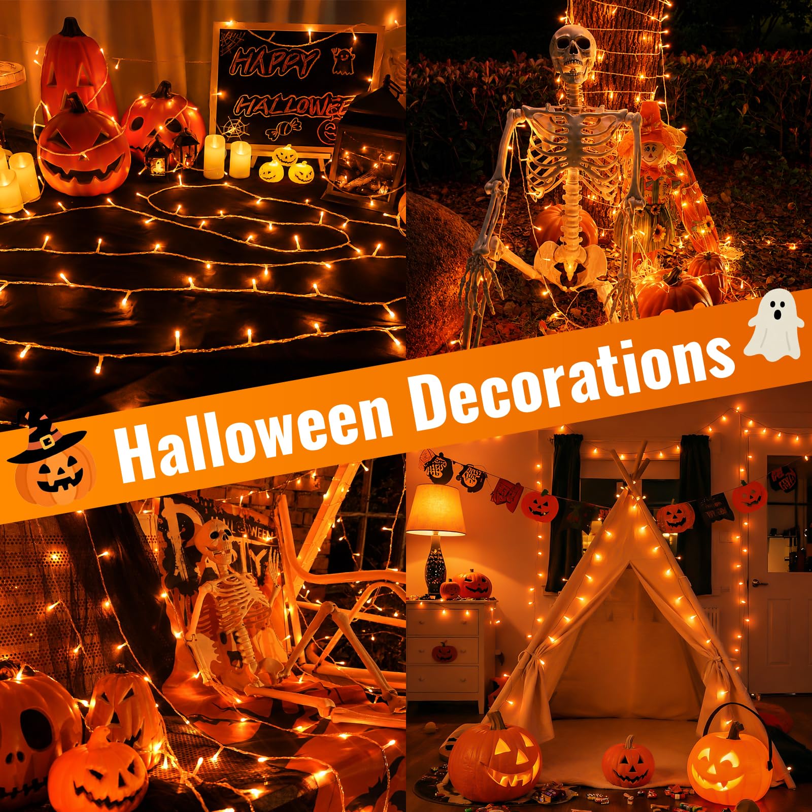 Oyezvary LOZ0812O181 Halloween-String-Lights - View #7
