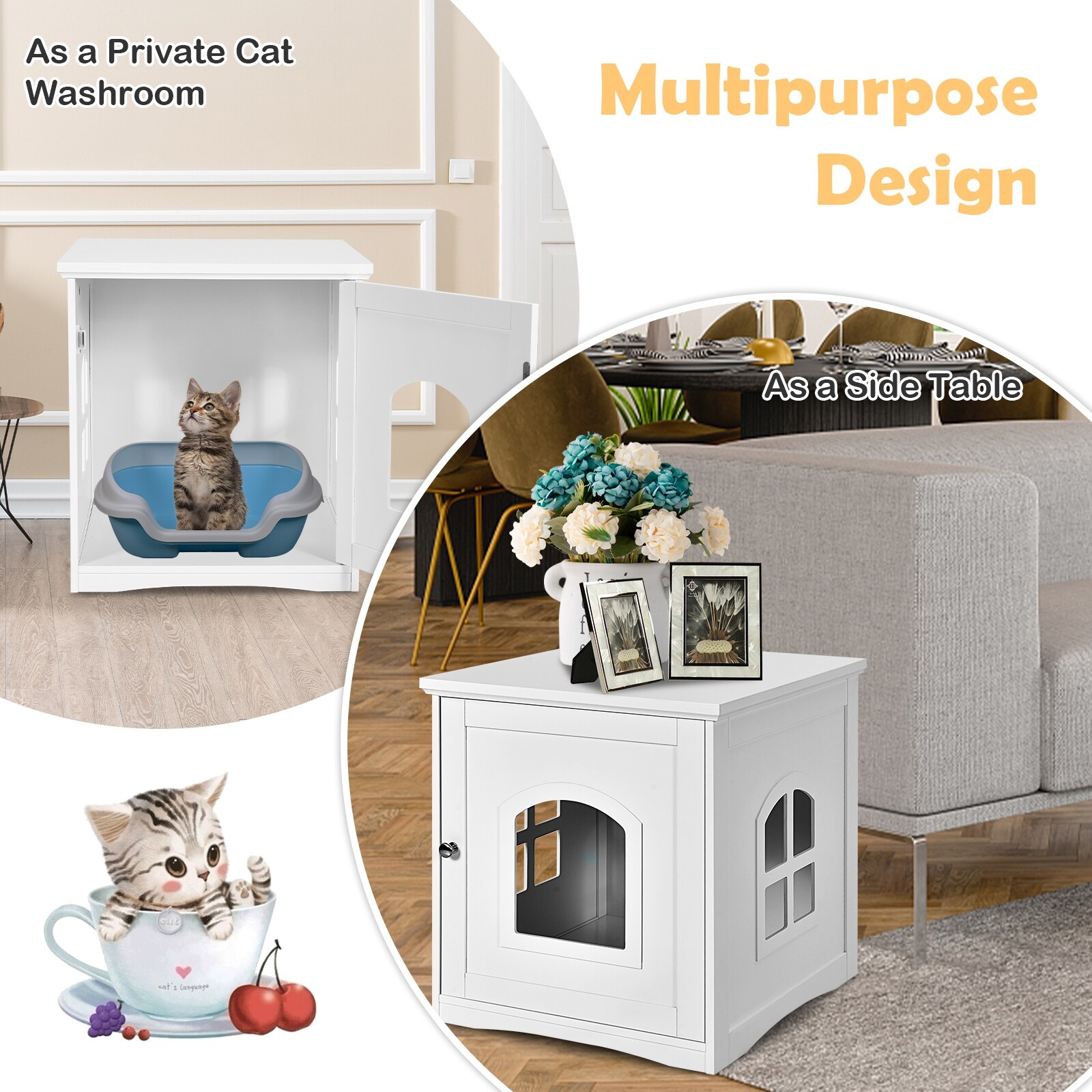 Forclover CJW-LB24WH Litter-Boxes - View #5
