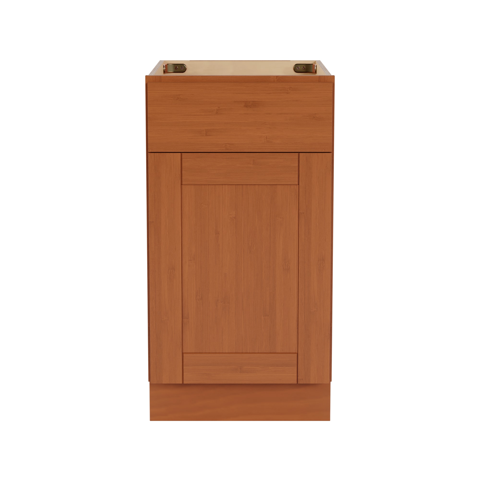 Arcade Green 101B1824 18-in W x 34.5-in H x 24-in D Bamboo Bamboo Base Fully assembled Plywood Cabinet (Recessed Panel Shaker)
