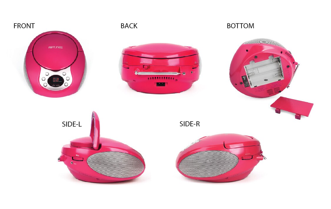 Riptunes WCDB204P697 Boomboxes-Radios - View #8