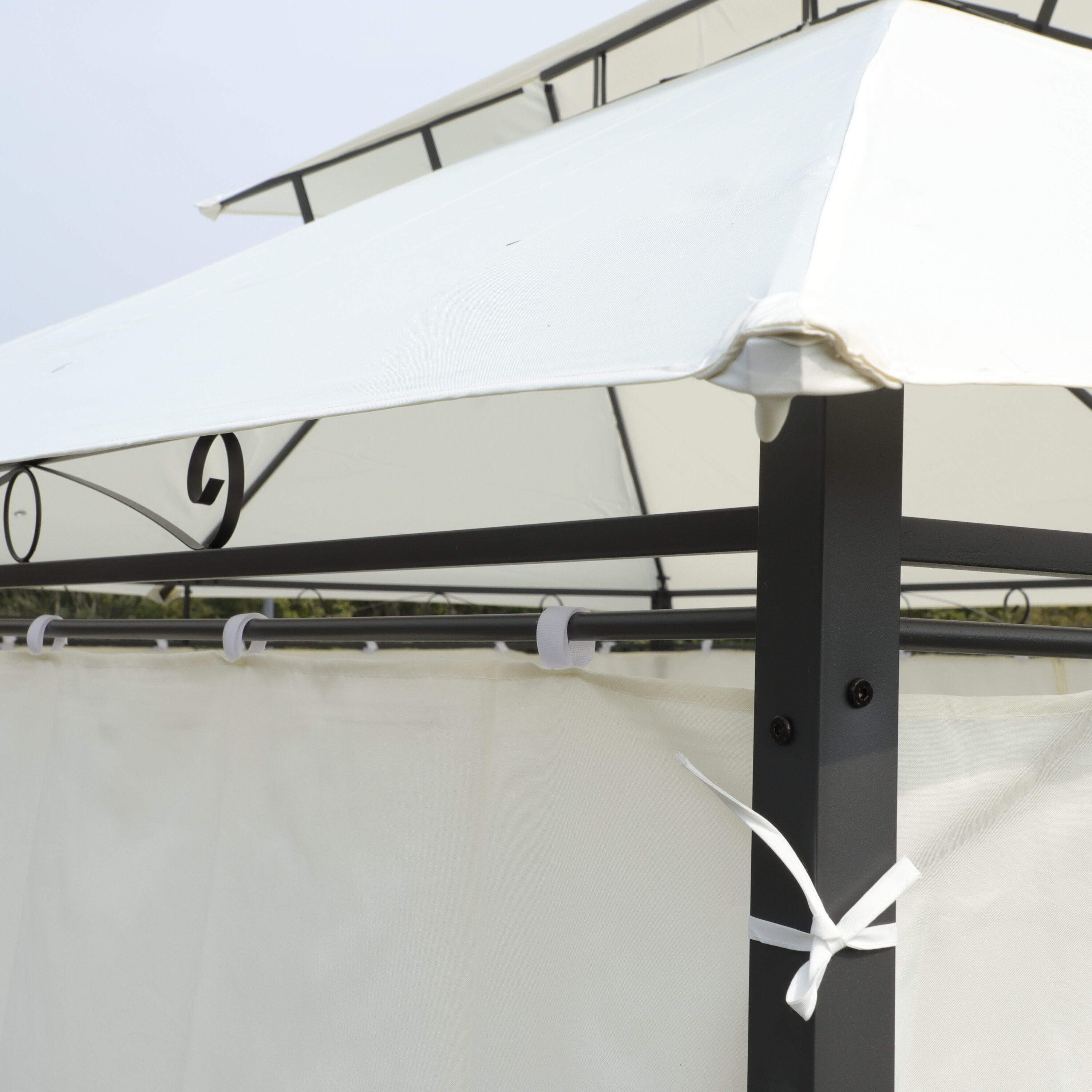 LIVIZA GAZBEP892BE Wood-Resin-Gazebos - View #7