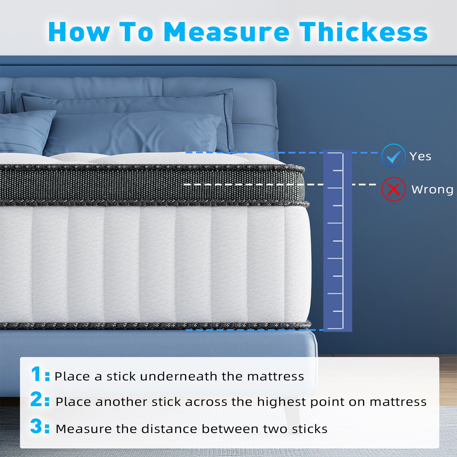 Ifluous LSMH31-10Q Mattresses-Boxsprings - View #7