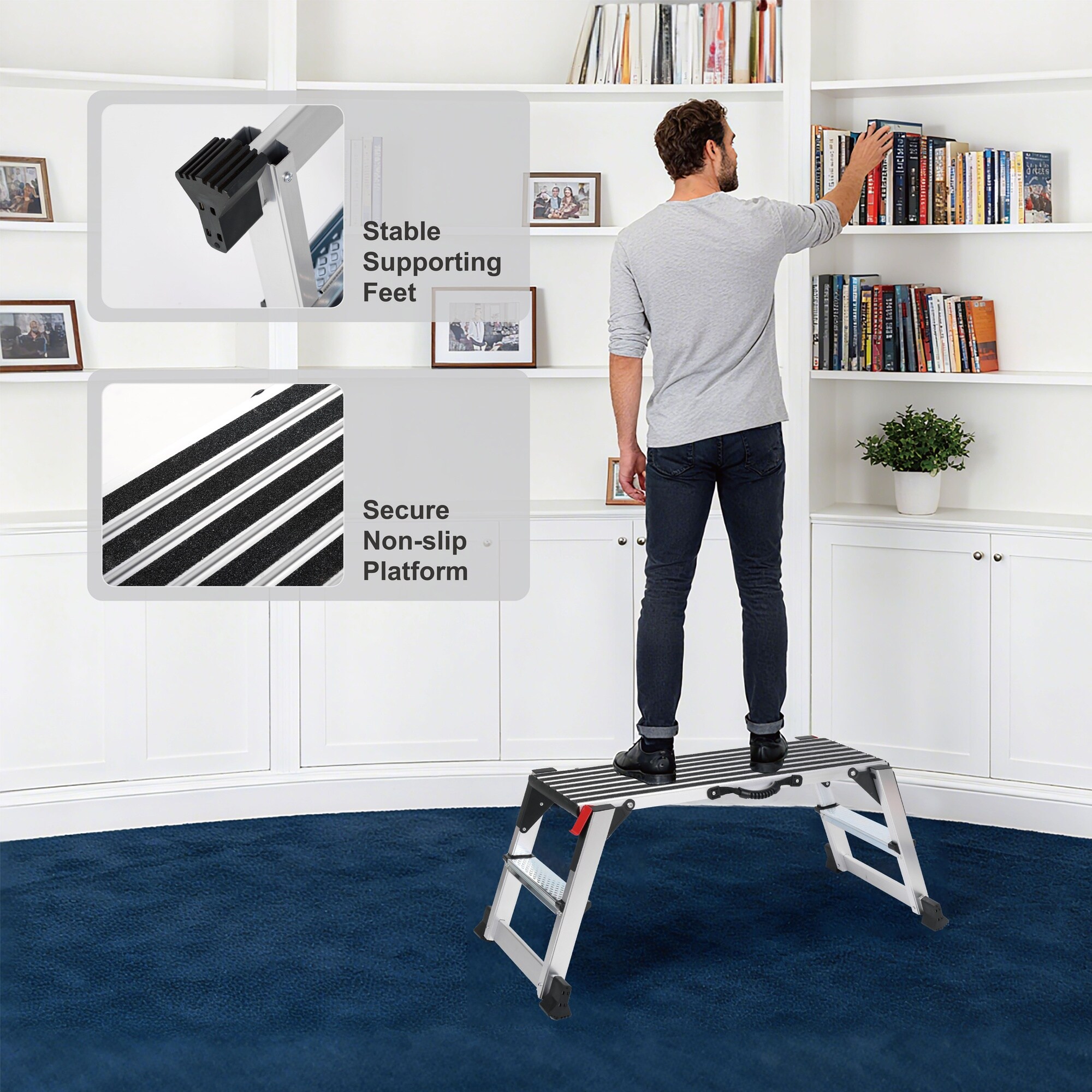 HyperDrop Cart B-5E0G1O7D8X8V Multiposition-Ladders - View #4