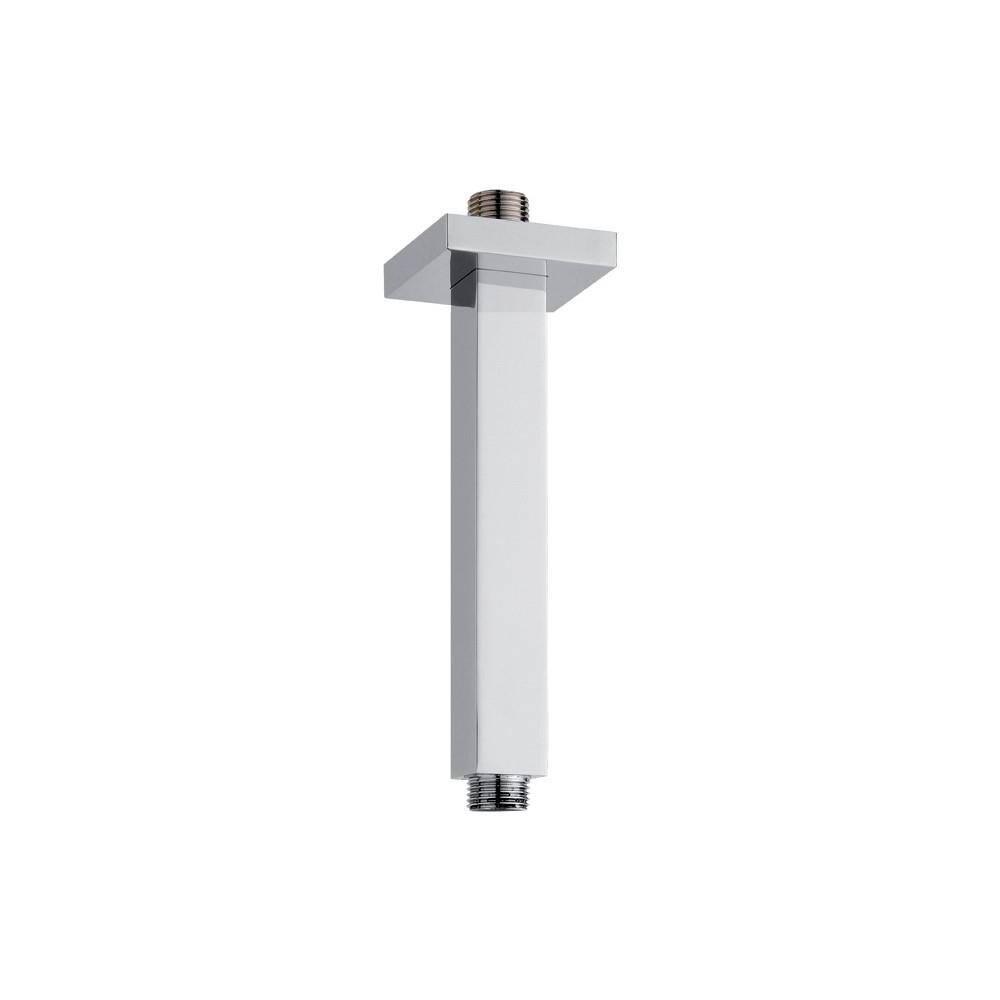 Nikles A46N.C10.000.05N/US Quadro 100 ceiling arm Chrome 3.94-in Bathtub/Shower Arm and Flange (0.98-ID)