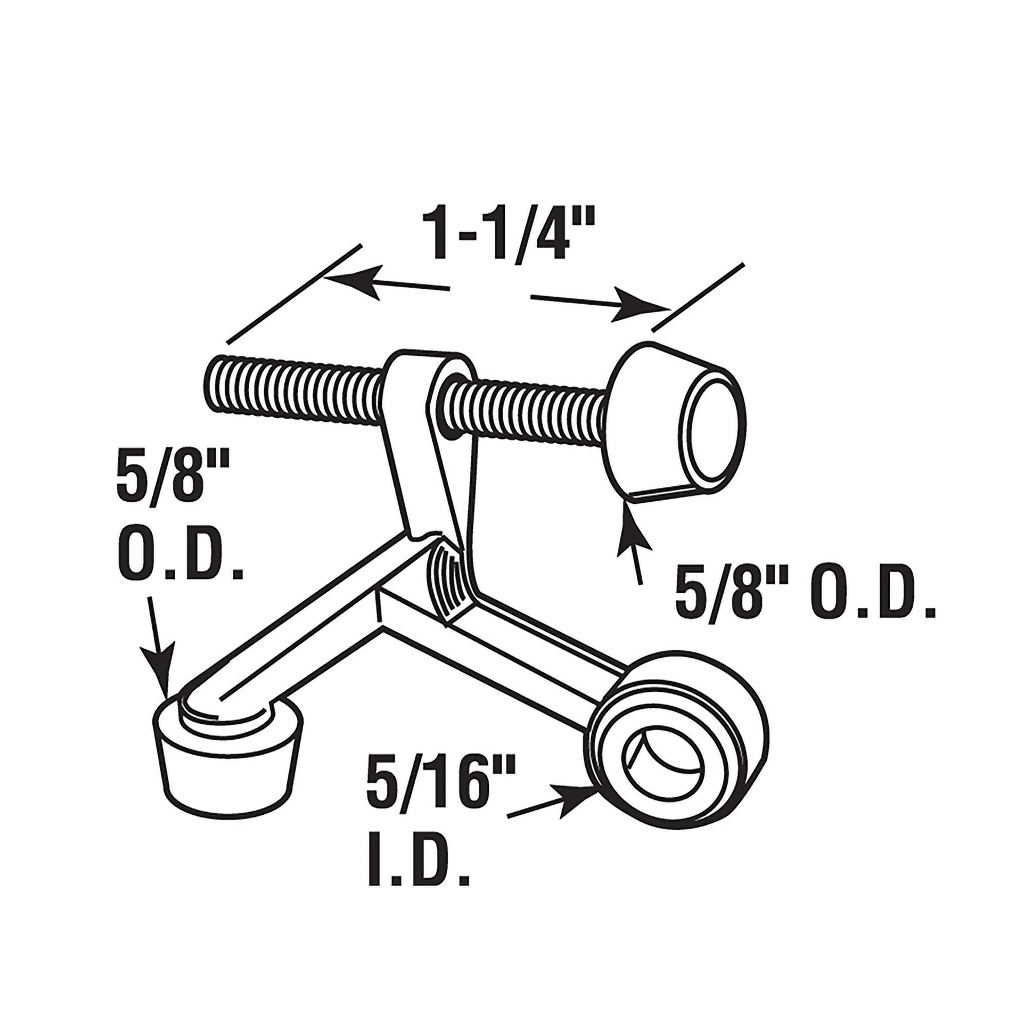 Prime-Line MP11443-5 Door-Bumpers-Stops2 - View #2