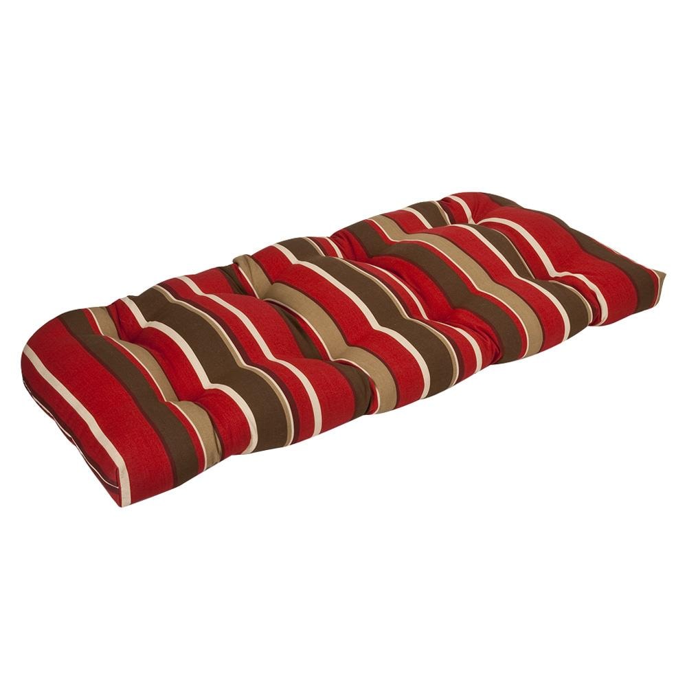 Pillow Perfect 19-in x 44-in Indoor Decorative Pillow in Brown Red