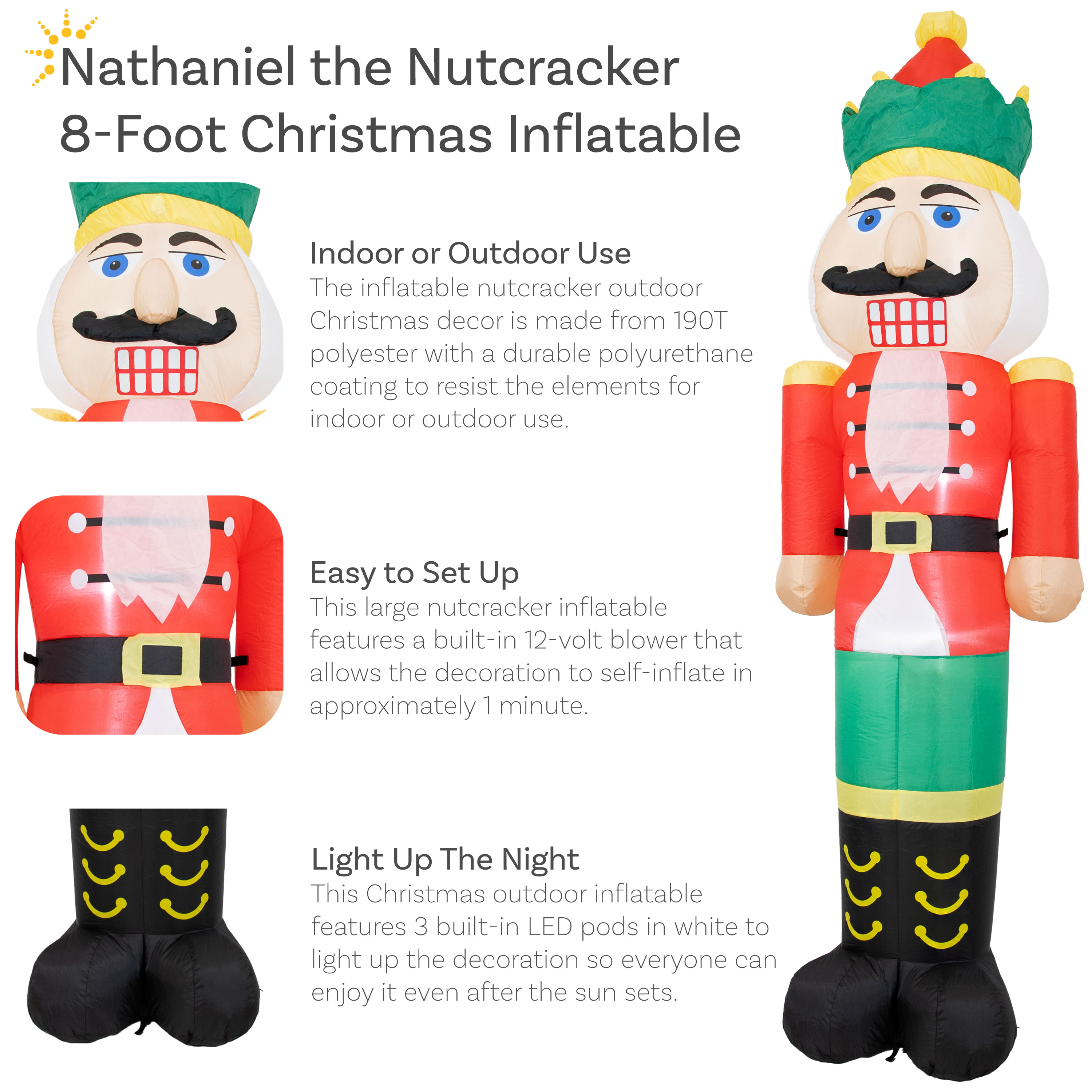 Sunnydaze Decor LDE-6811 Christmas-Inflatables - View #7