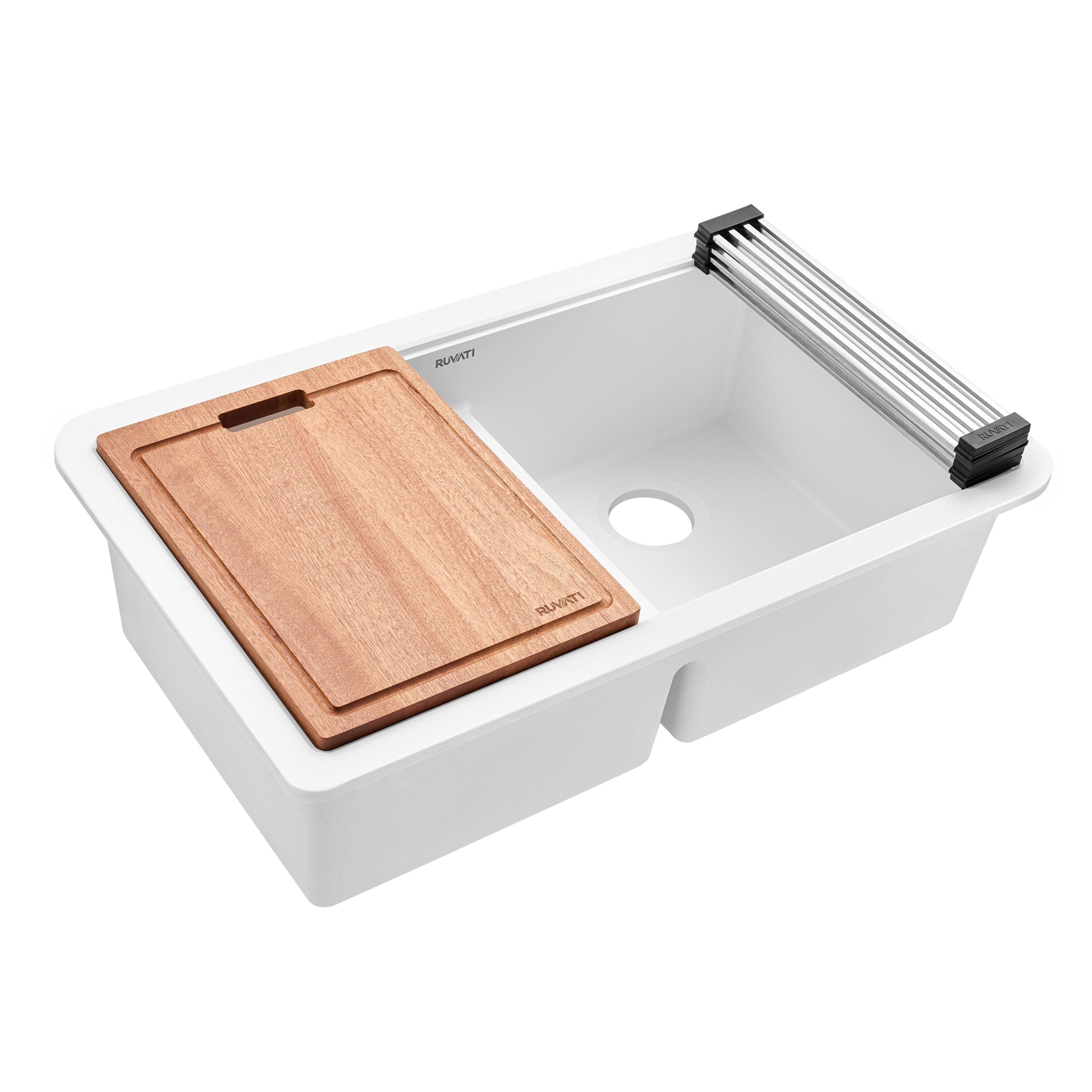 Ruvati RVG2343WH Kitchen-Sinks - View #2