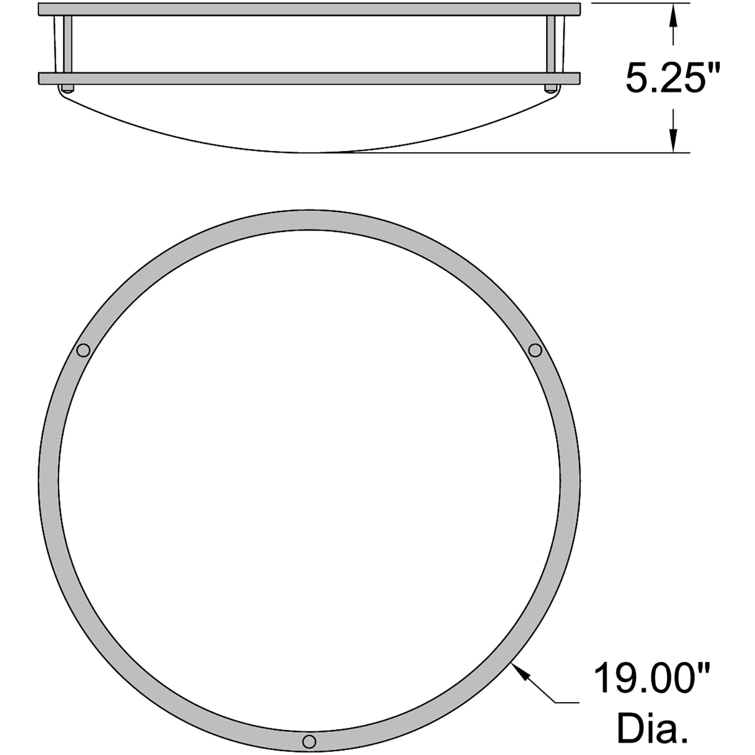 Access Lighting 50081LEDD-BS/OPL flushmounts - View #2