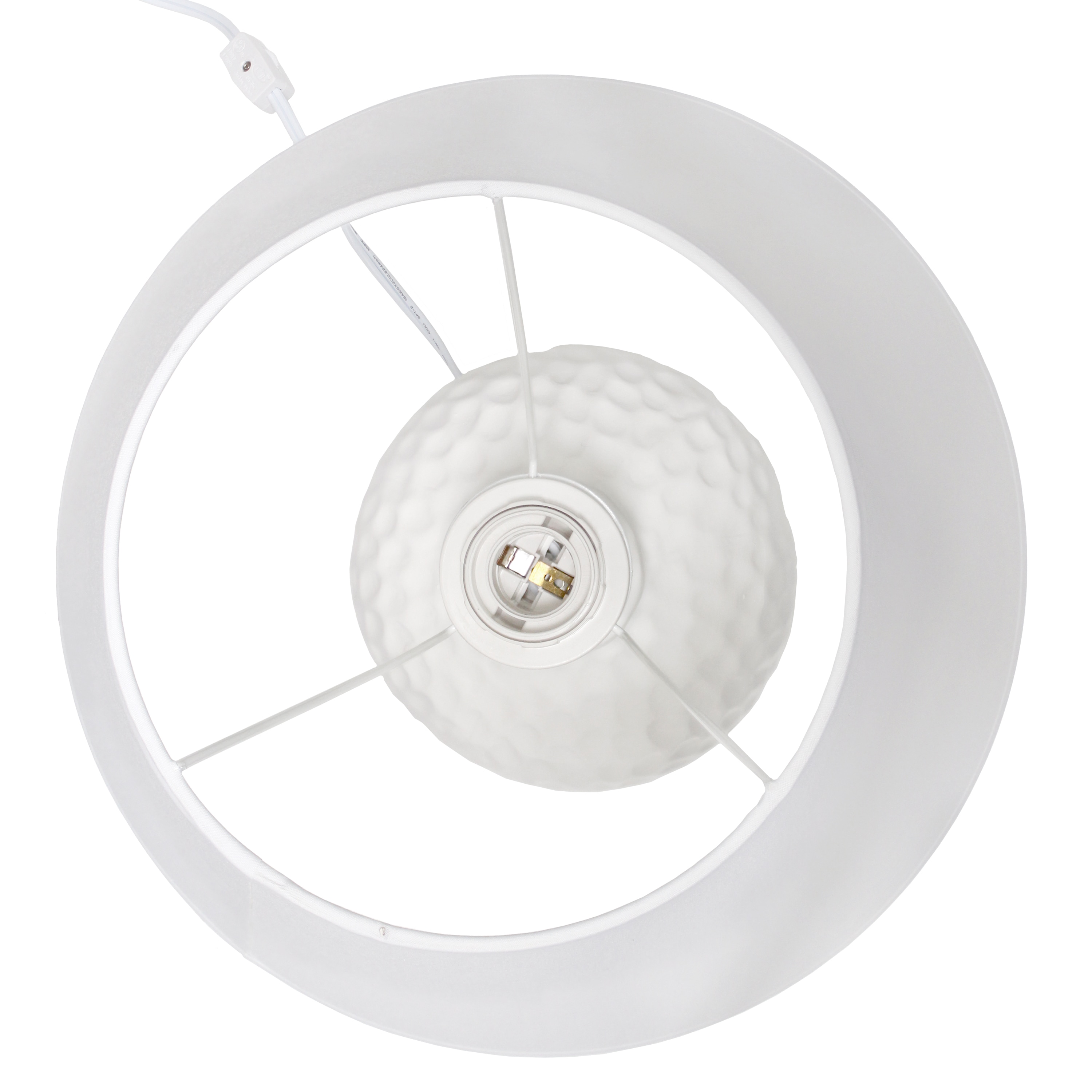 Simple Designs LT2004-WHT Table-Lamps - View #6