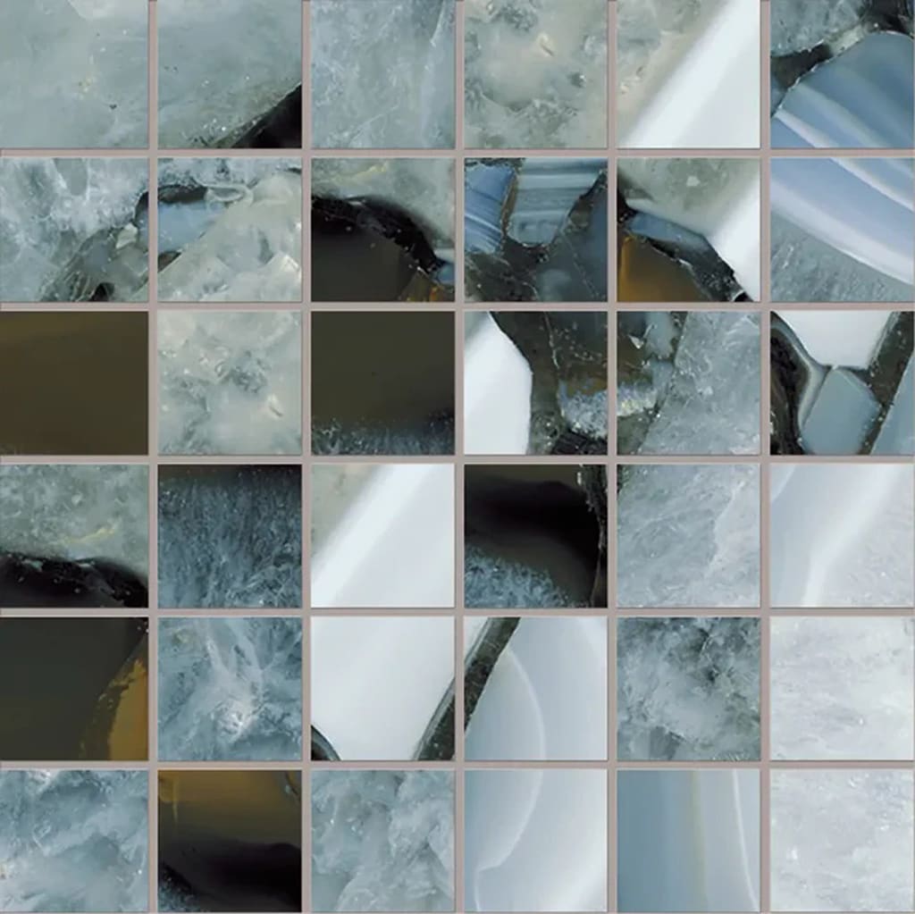 Apollo Tile Sample - Splendor Icy Blue 4-in x 5-in Lappato Porcelain Floor and Wall Tile