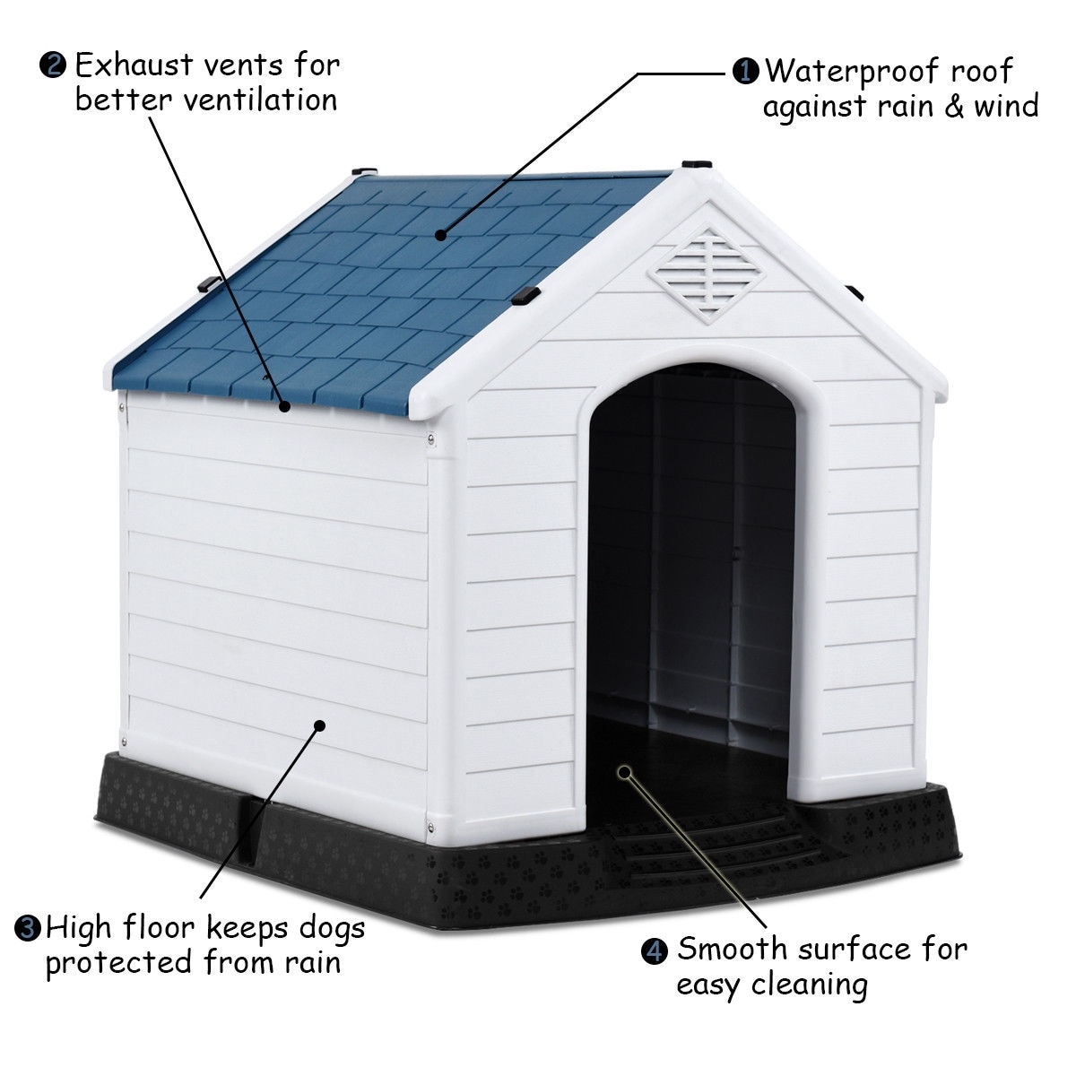 Forclover CJW-PH7065 Dog-Houses - View #4