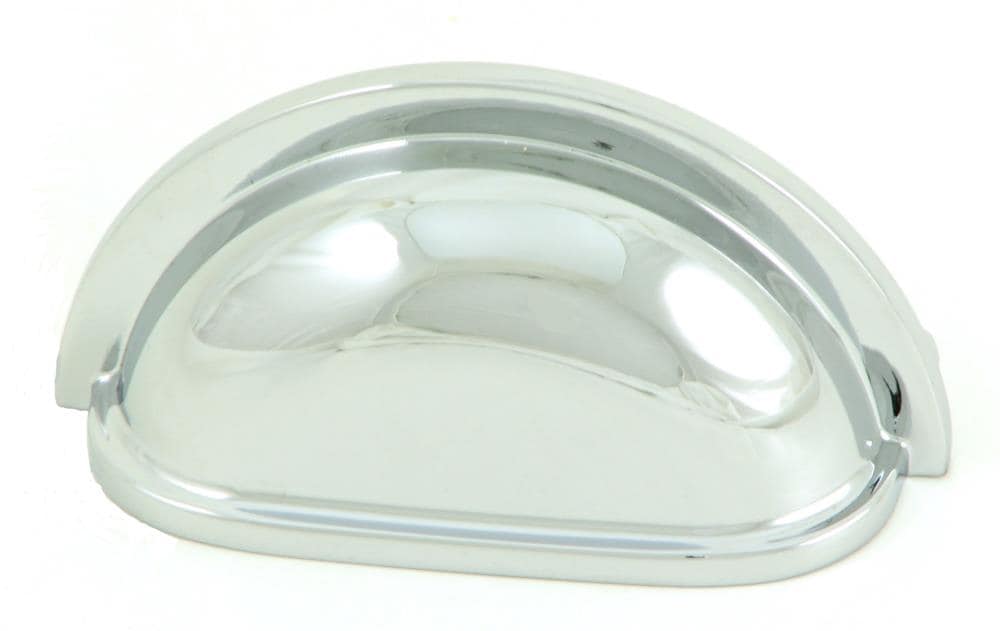 Stone Mill Hardware CP1499-PC Hudson 3-in , 76mm Center to Center Polished chrome Oval Cup Drawer Pulls