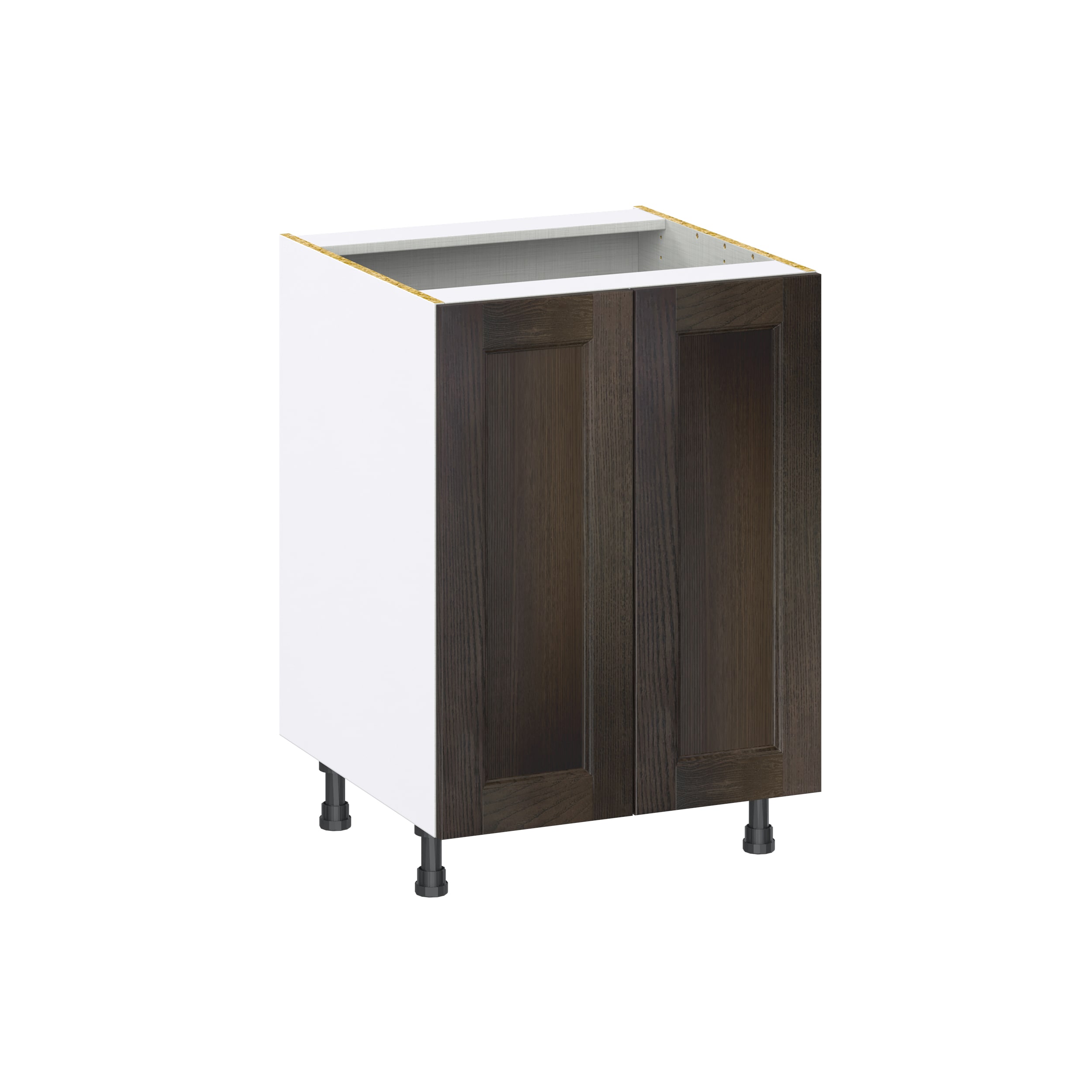 Hugo&Borg Montclaire 24-in W x 34.5-in H x 24-in D Wood Sink Base Fully Assembled Cabinet (Recessed Panel Shaker Style)