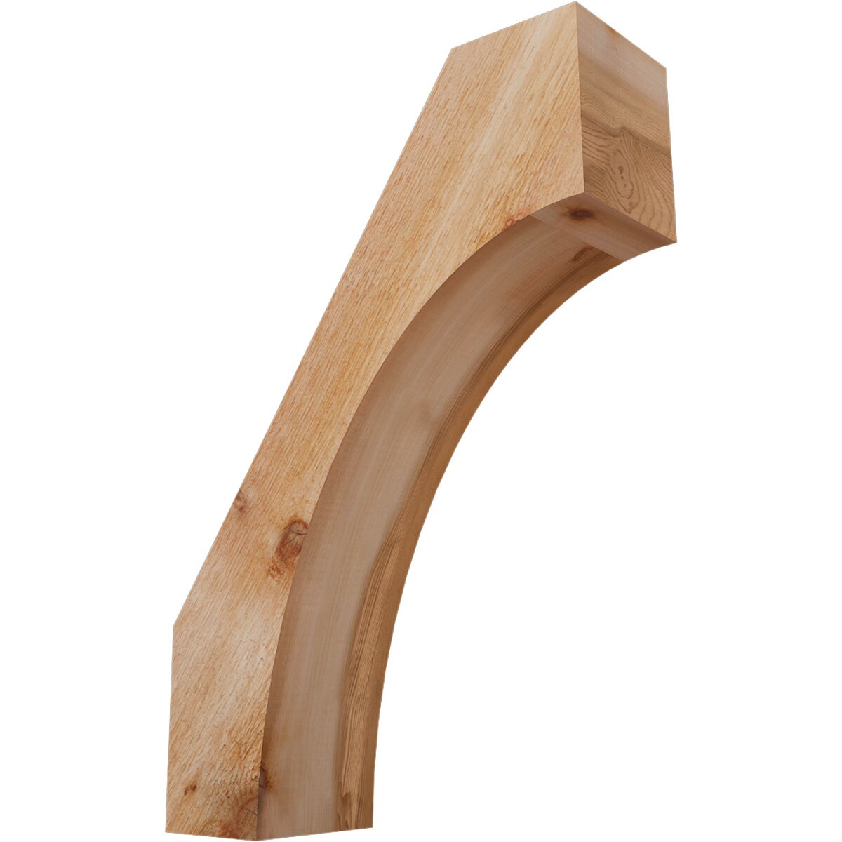 Ekena Millwork BRC06X18X26WTL00RWR 6-in x 18-in x 26-in Western Red Cedar Unfinished Wood Westlake Tough Sawn Knee Brace