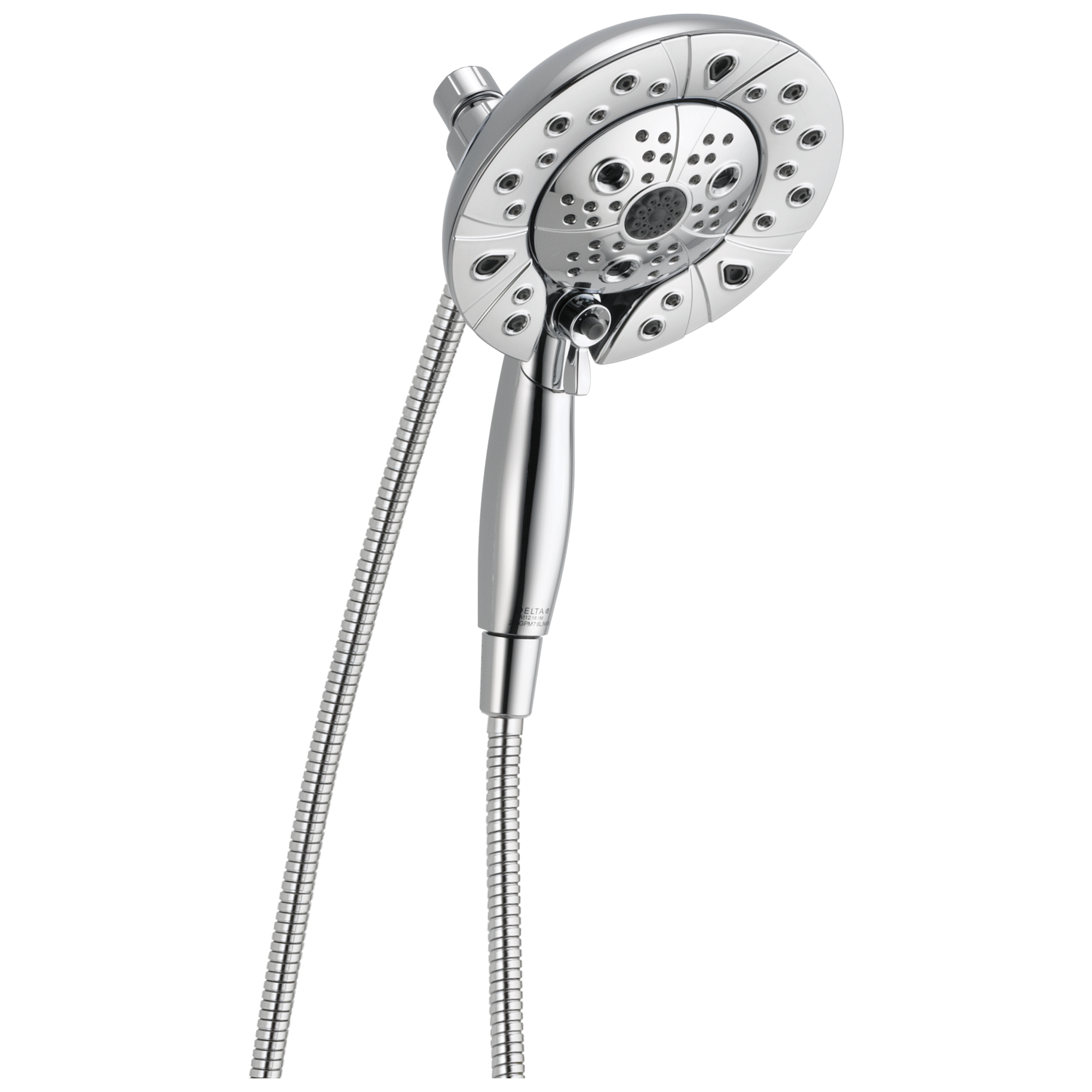 Delta 58480-PR-PK 5.0 -Spray Lumicoat Chrome 6.875-in Rectangle Dual/Combo Shower Head 1.75 GPM