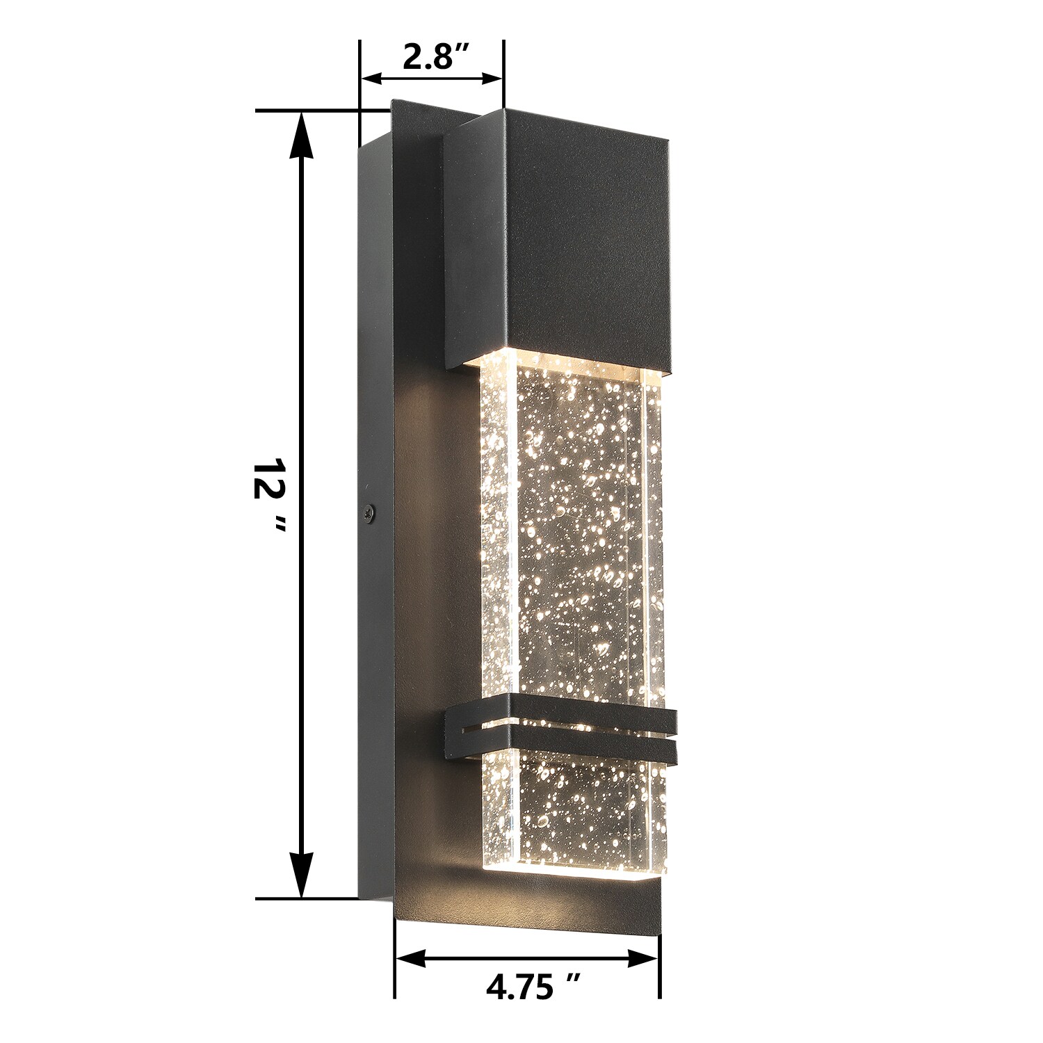 Flynama HS-WJ-P211-BK Outdoor-Wall-Lighting - View #5
