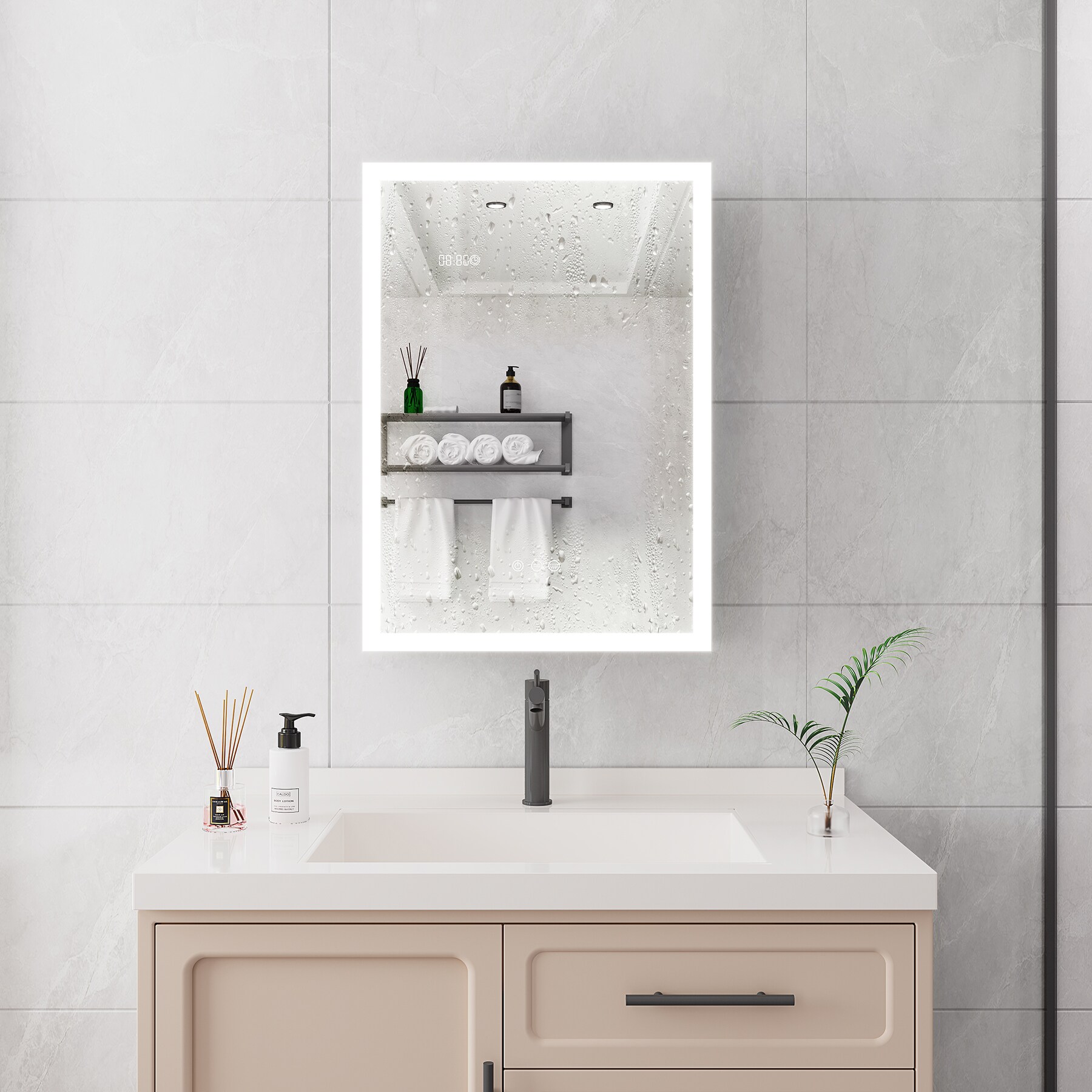 SINOFURN SYD530013BK Bathroom-Medicine-Cabinets - View #9