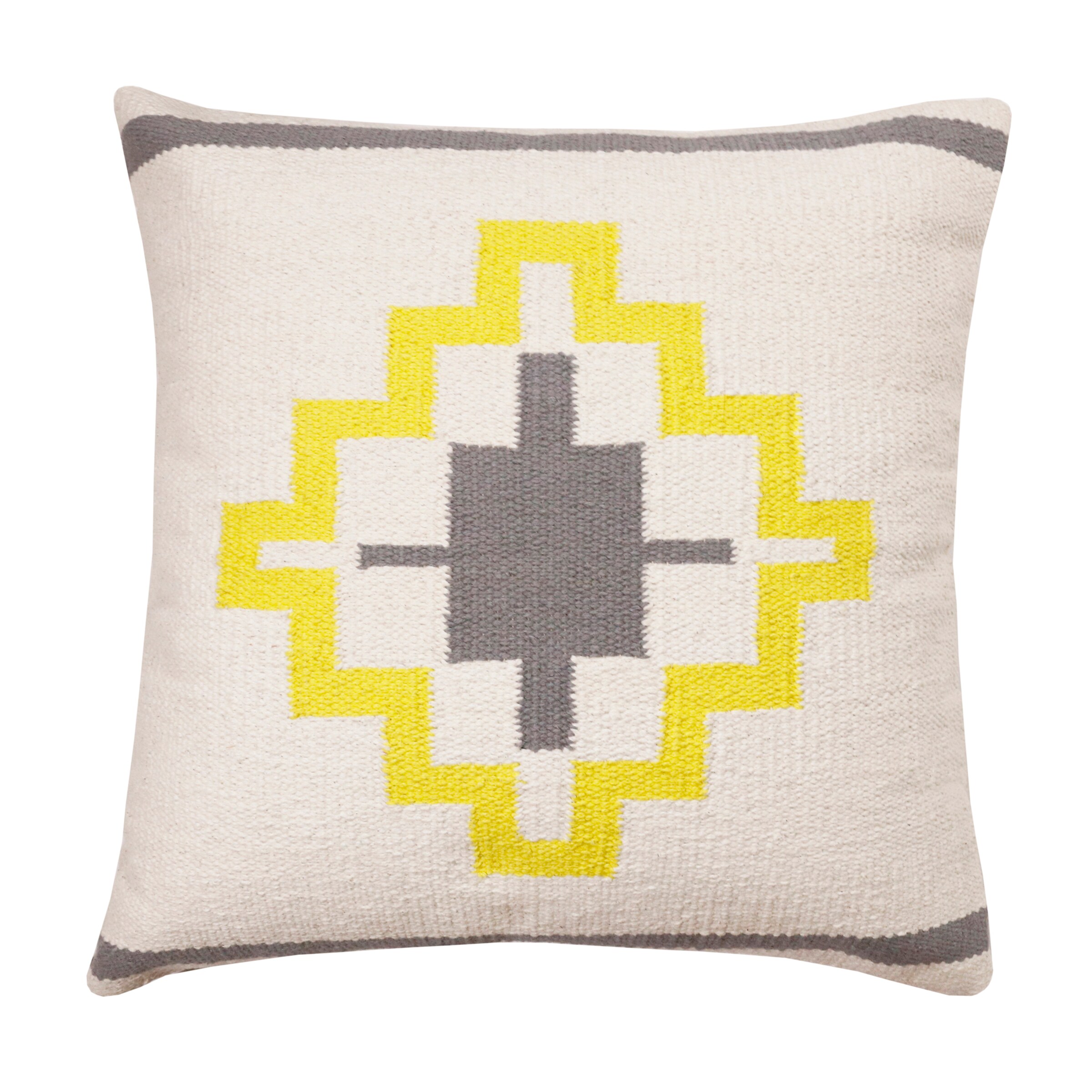 LR Home Boho Geometric Throw Pillow 18 x 18 Multi