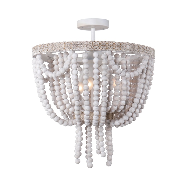 Parrot Uncle 5 Light 21 65 In Semi Flush Mount The Lighting Department At Com - Beaded Light Fixture Semi Flush Mount Ceiling Fixtures