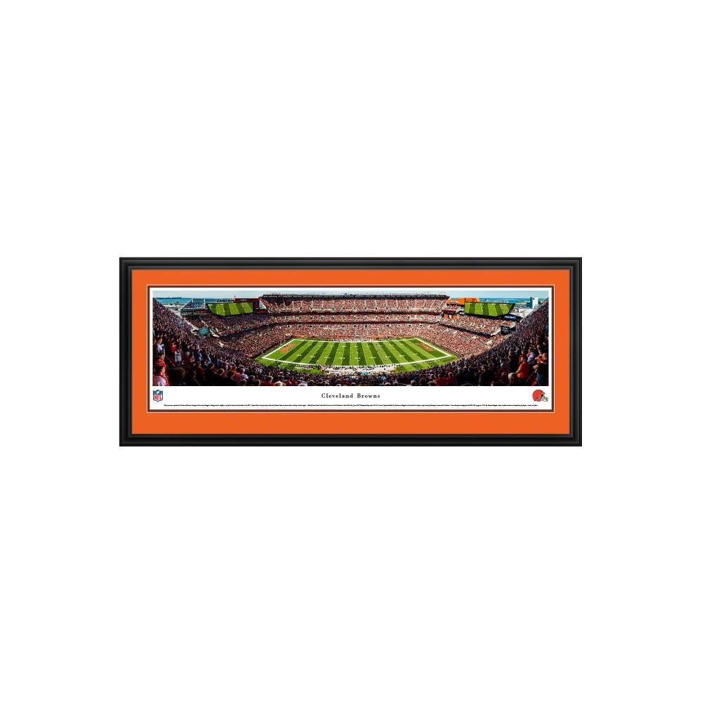 Cleveland Browns - 50 Yard Line at FirstEngergy Stadium - Deluxe Frame