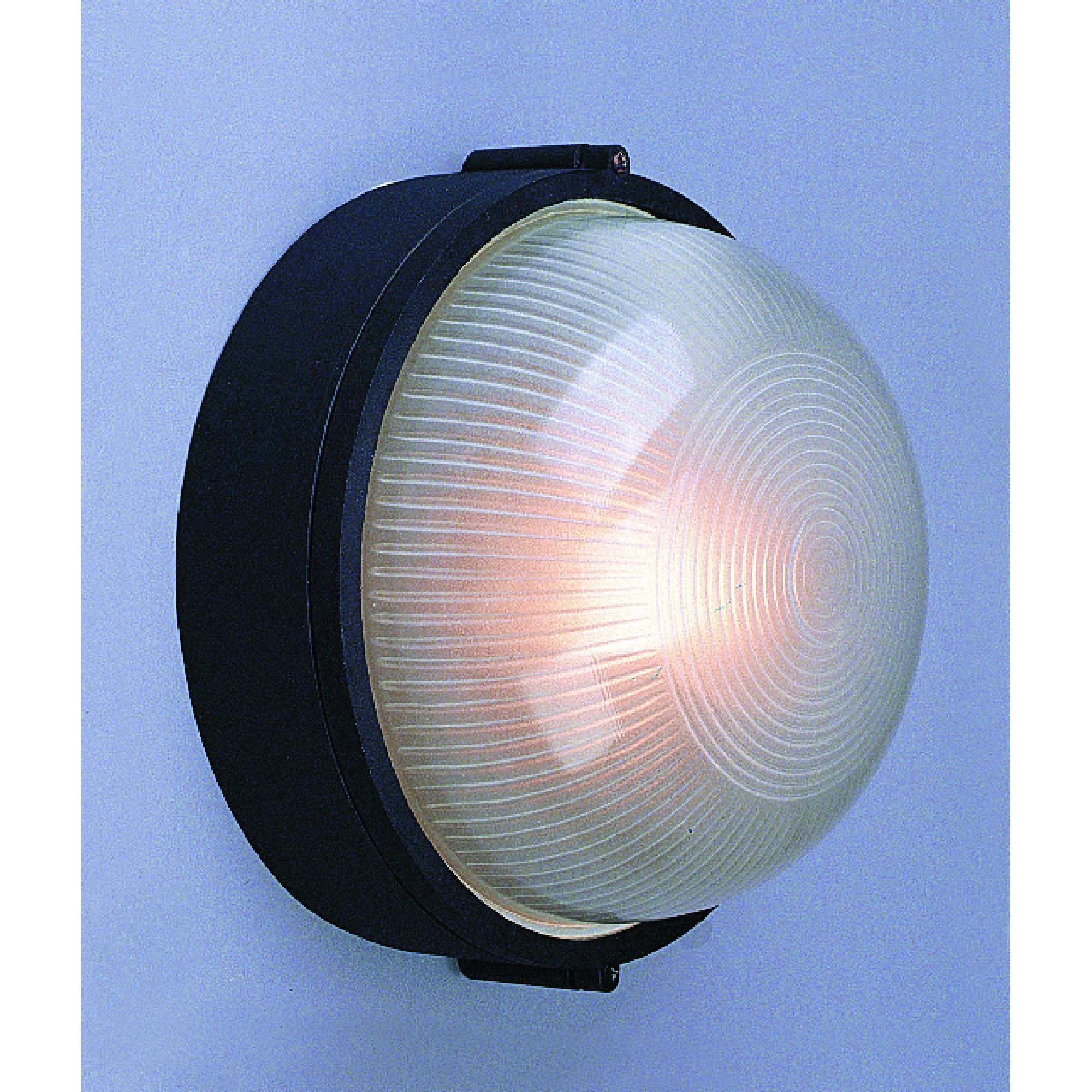 Volume Lighting Cast Aluminum 10" Black Outdoor Bulkhead Light