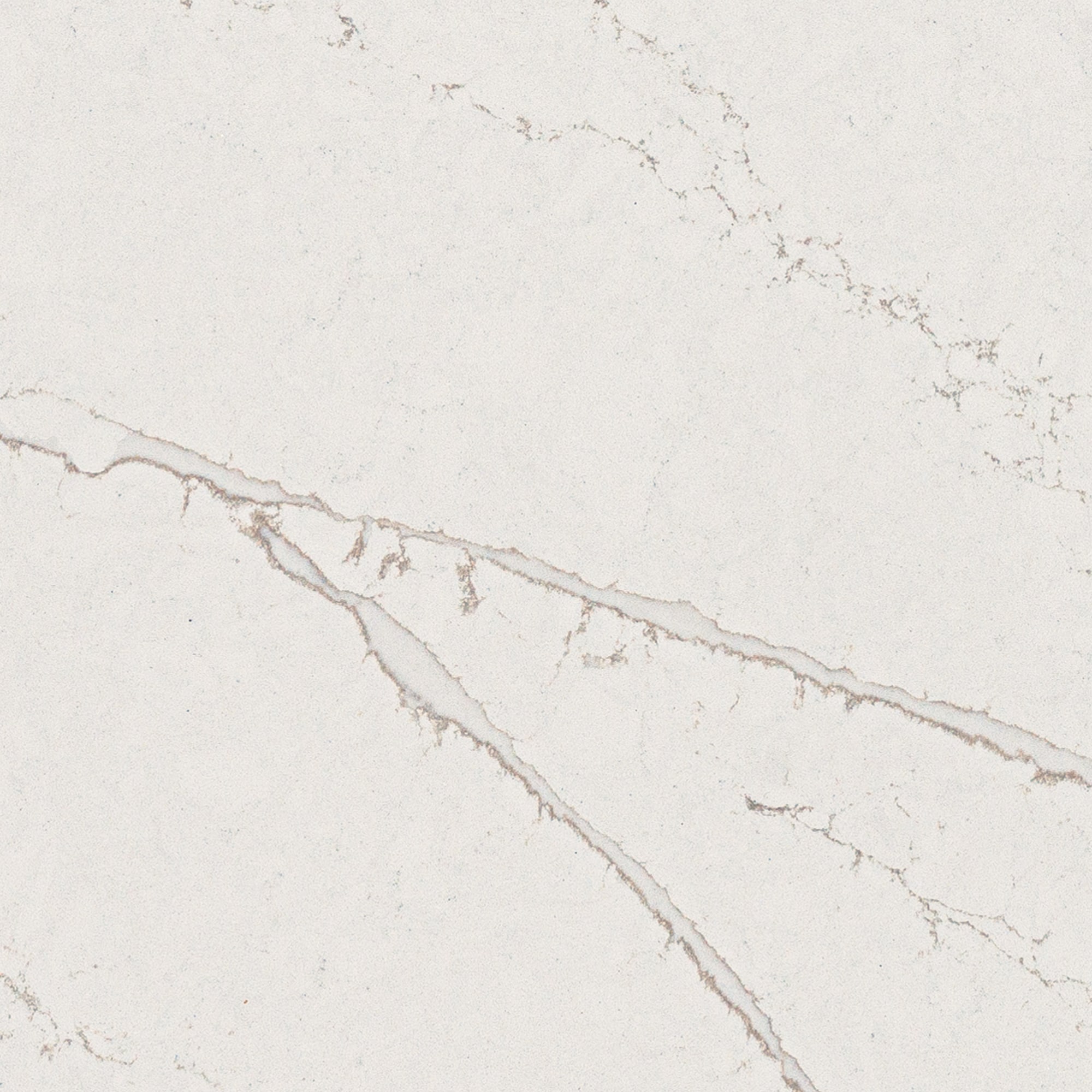 ONE Quartz OQ50SLBM11/4X1L Telluride Telluride Quartz Off-white Kitchen Countertop SAMPLE ( 4-in x 6-in )