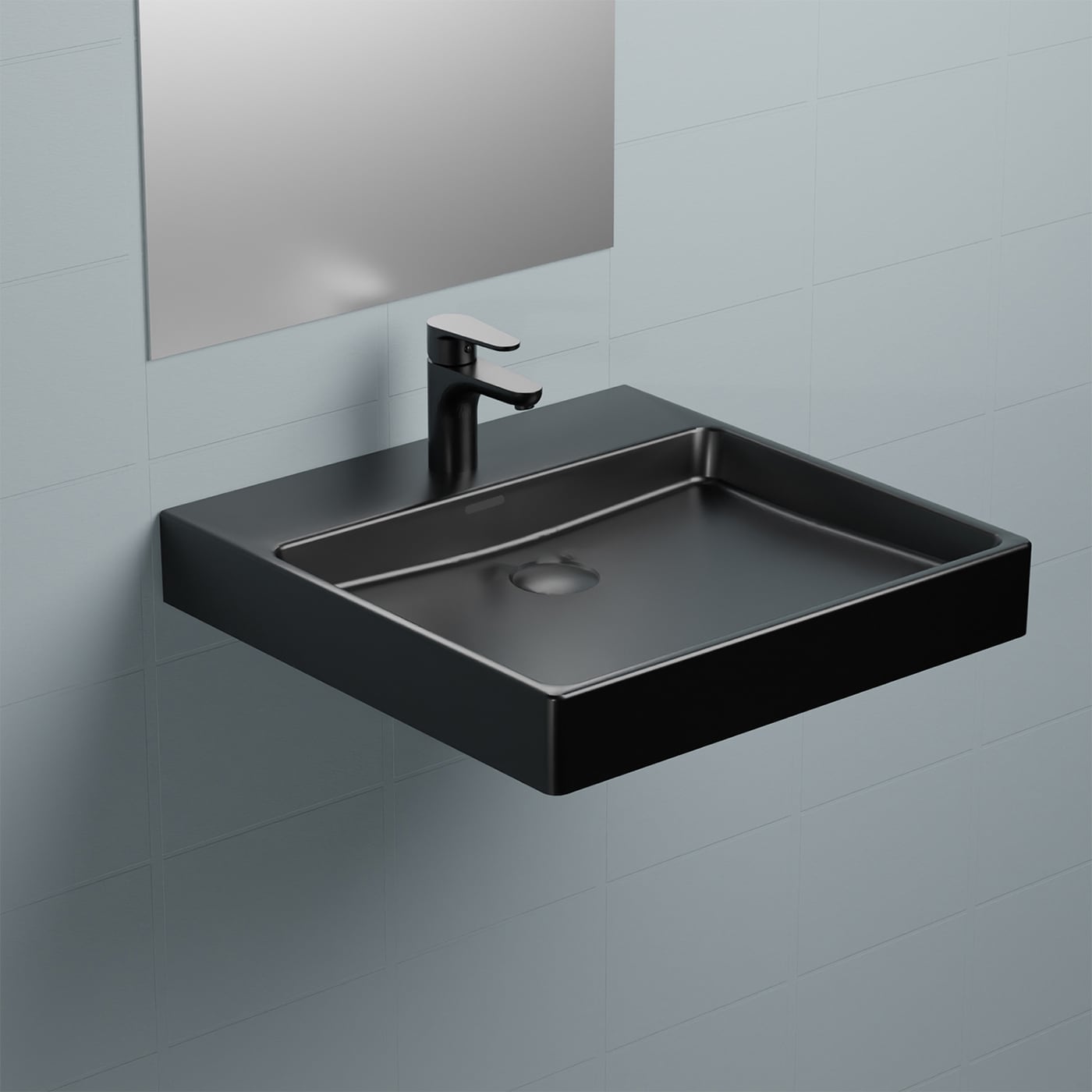 WS Bath Collections PLAIN 45W.01 BM Bath-Sink - View #4