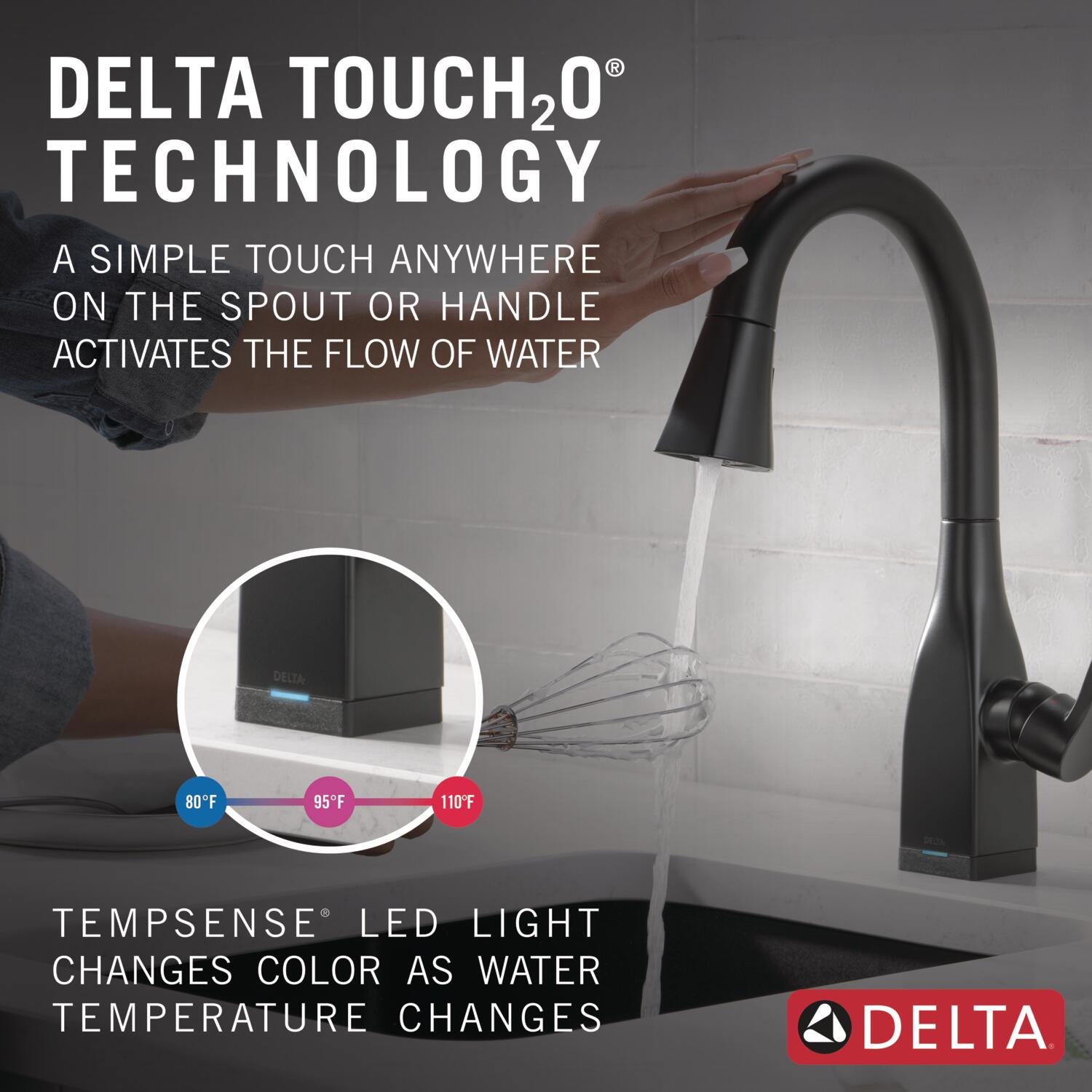 Delta 9983T-BL-DST Kitchen-Faucets - View #2