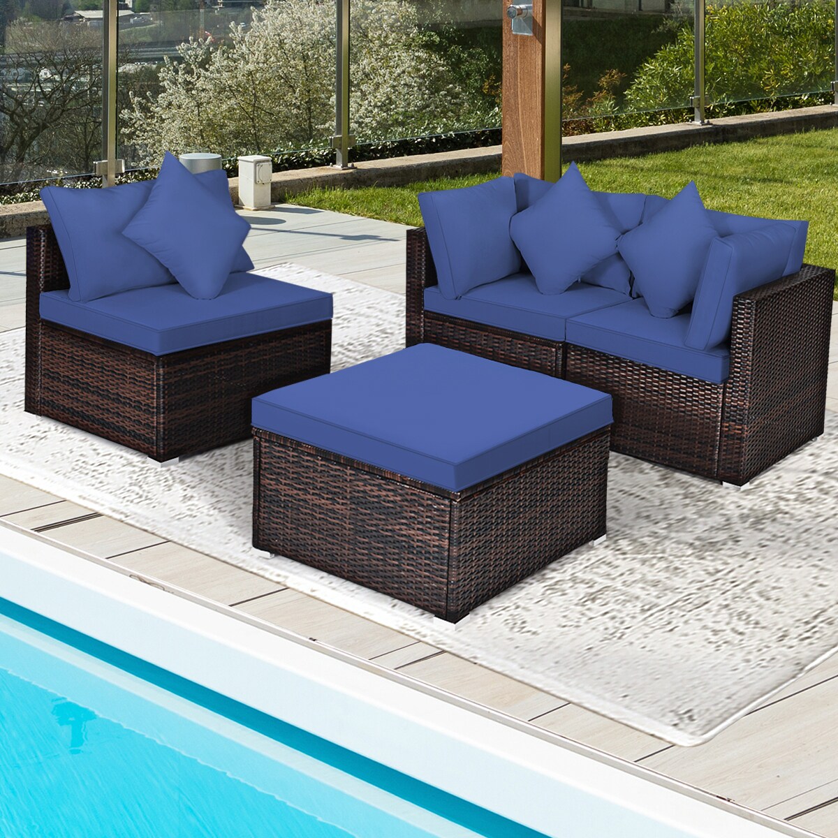 Forclover HYFE-66750ANY Patio-Conversation-Sets - View #9