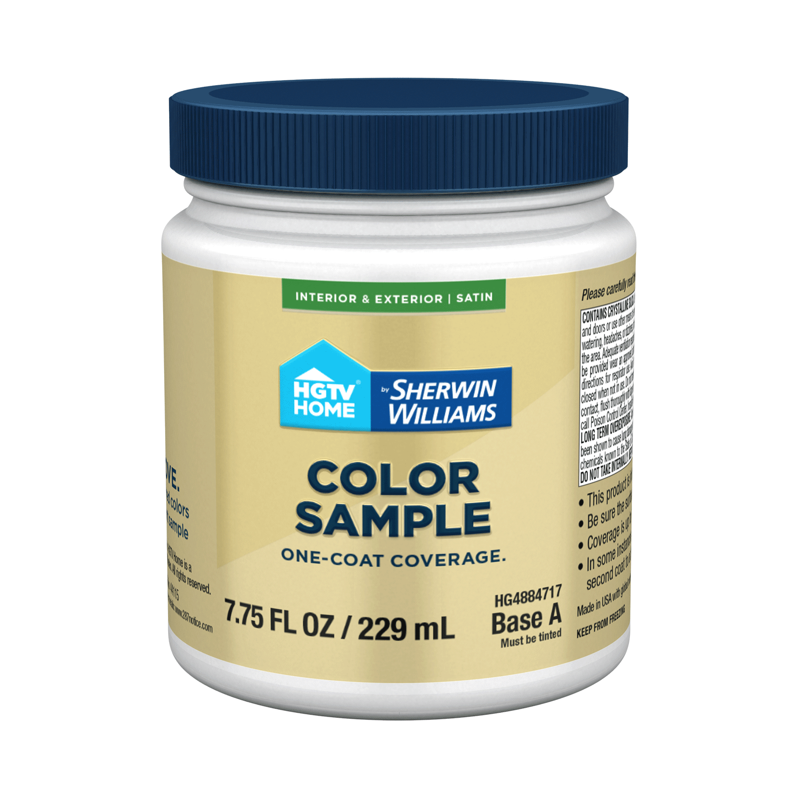 HGTV HOME by Sherwin-Williams Base Tintable Paint Sample Base (Half-pint)