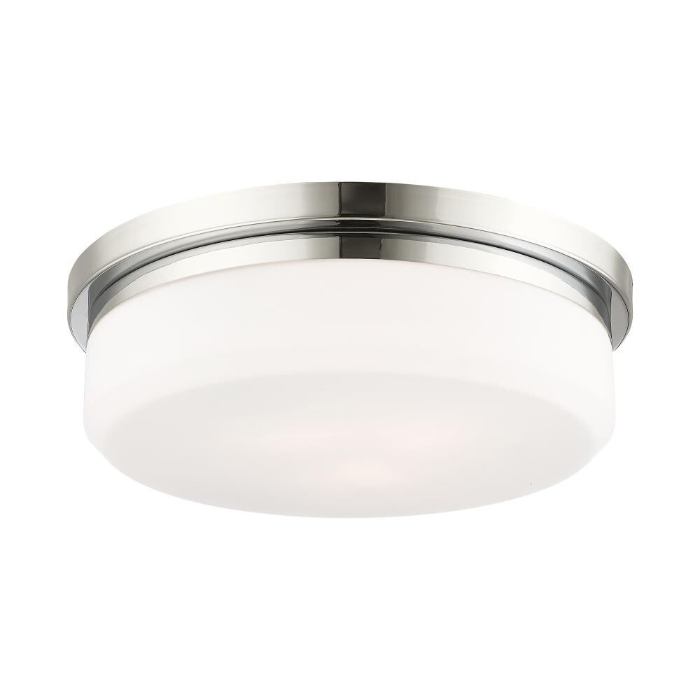 Stratus Contemporary 3-Light Flush Mount in Polished Chrome