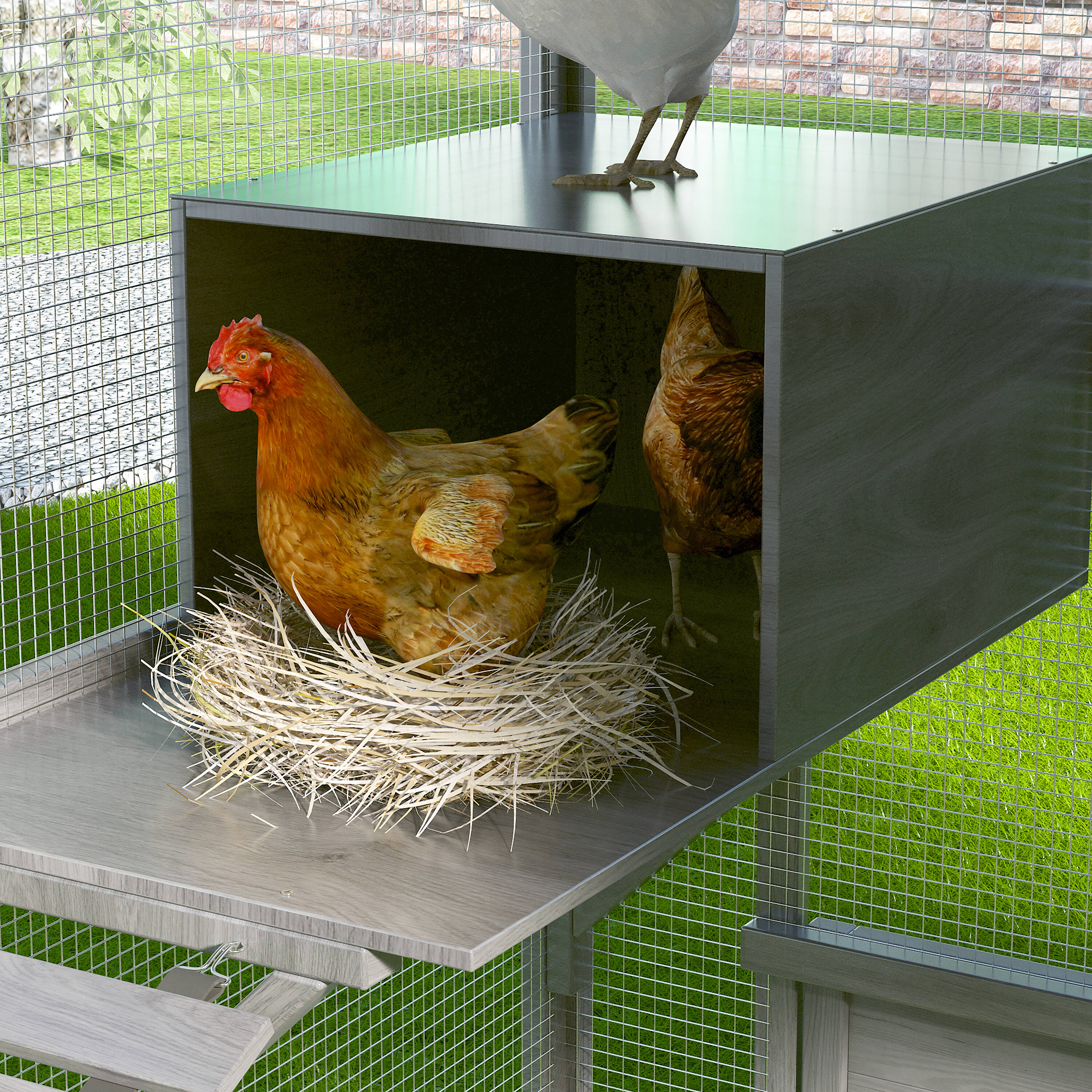 MIDHAM AMKF150158-03+04 Chicken-Coops-Rabbit-Hutches - View #17