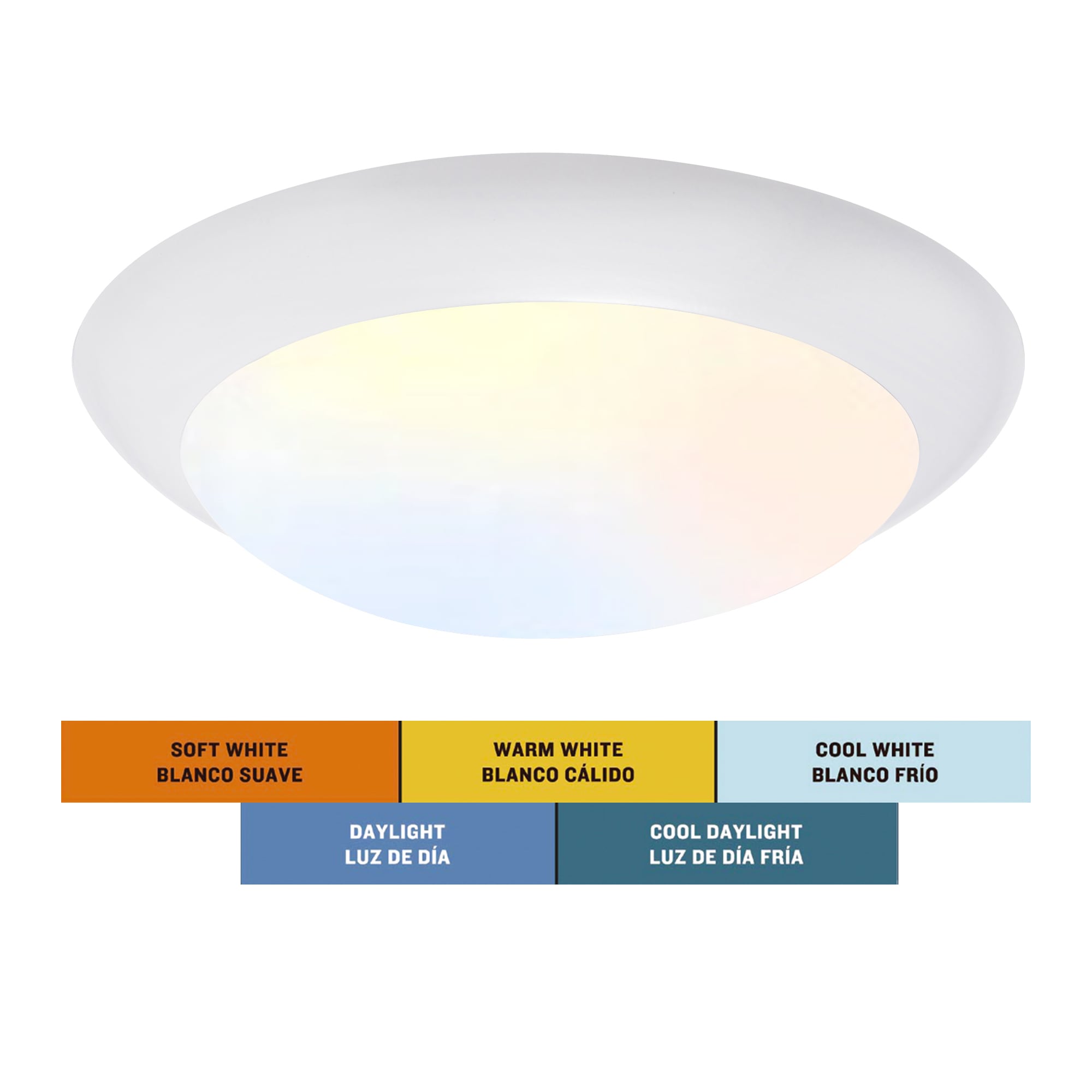 Project Source Adjustable Color Temperature 1-Light Nickel LED