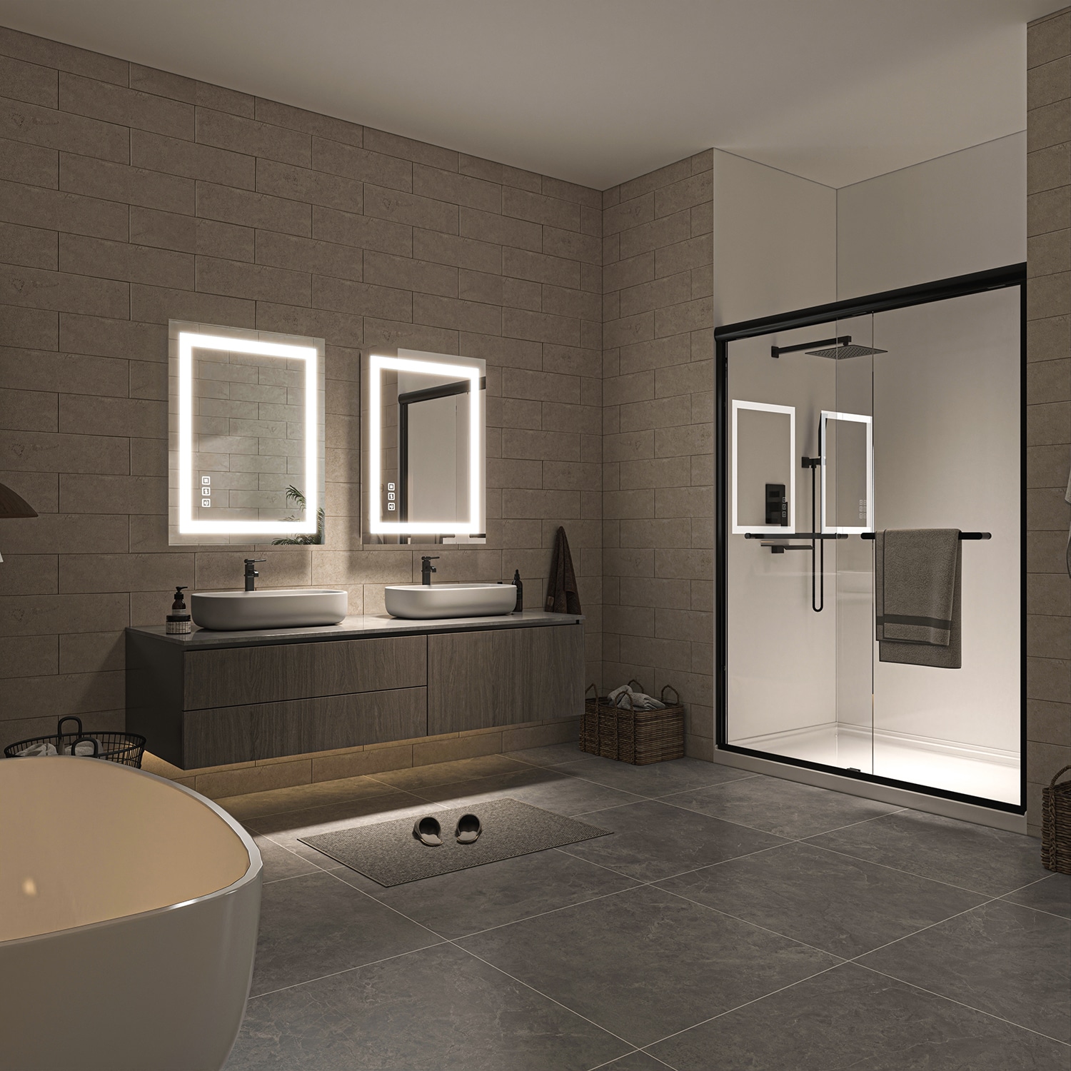 waterpar TKLO-19035 Framed-Bath-Mirrors - View #15