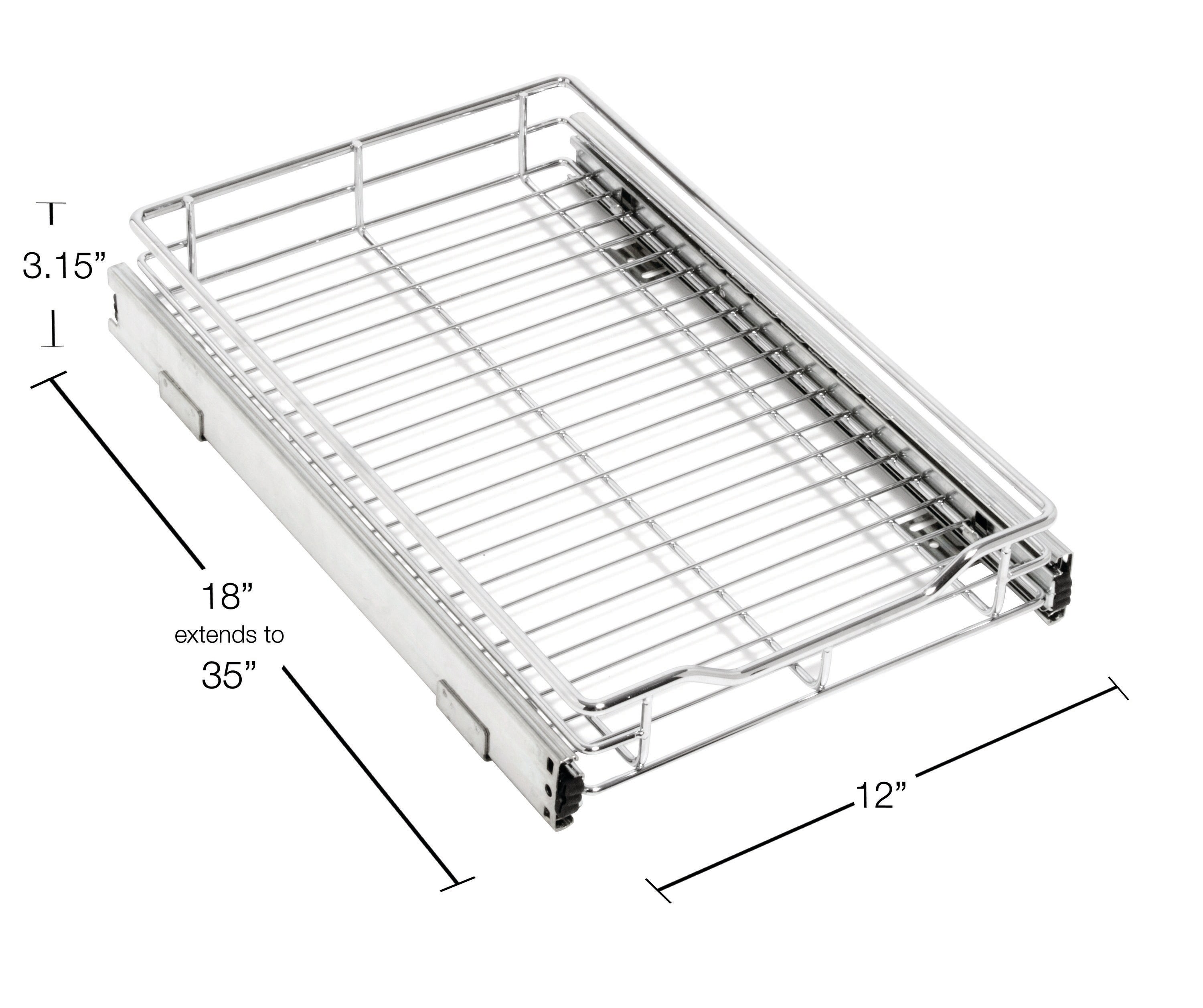 Smart Design 8434290 Pull-Out-Cabinet-Baskets - View #2