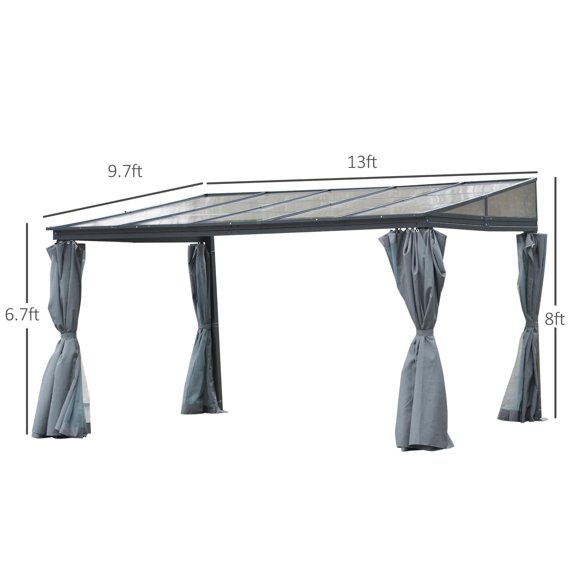 Outsunny 84C-191V01 Wood-Resin-Gazebos - View #6