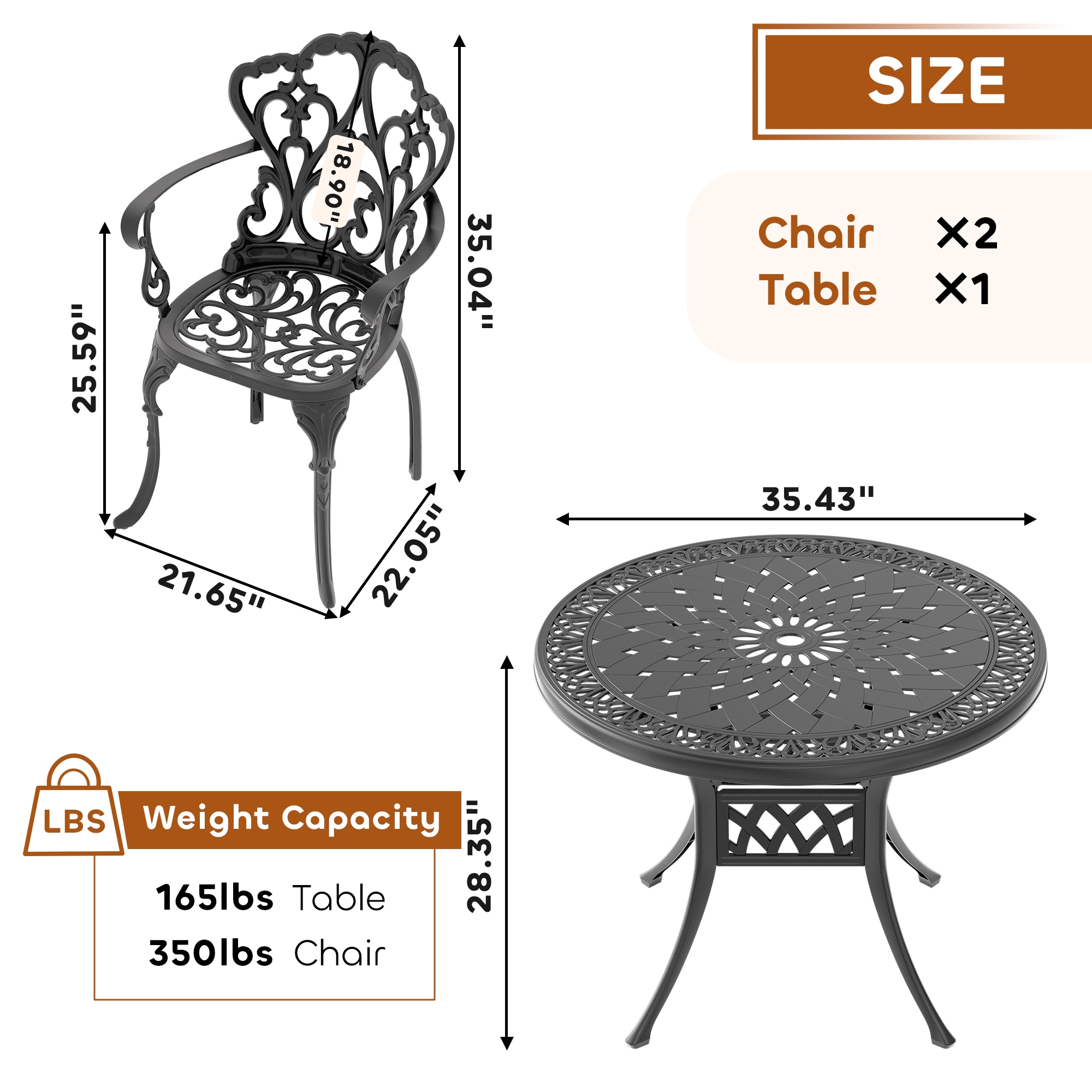 nicesure SLBK6047CZ2A1172RC Patio-Dining-Sets - View #8