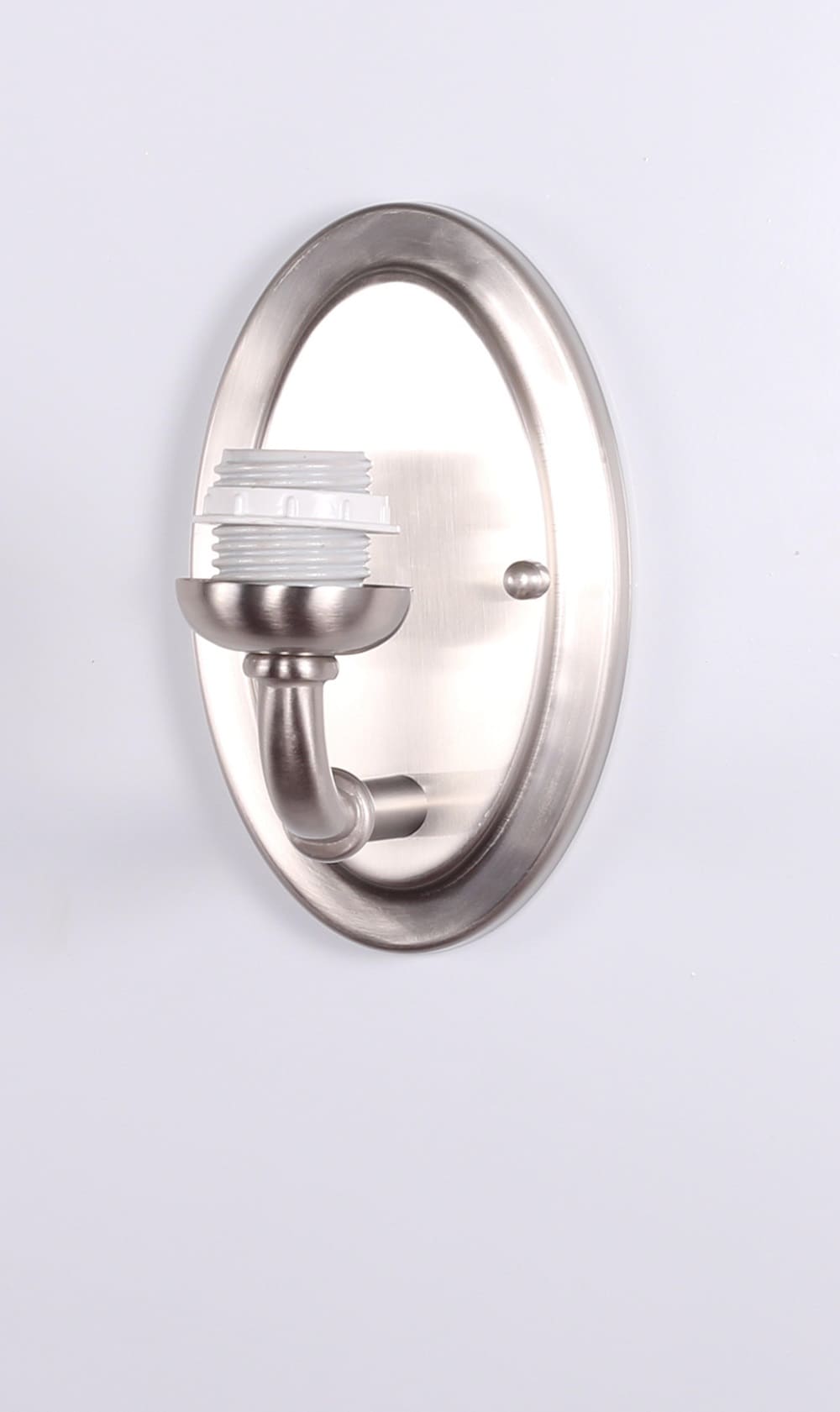 Style Selections WS344-1BNK 6.125-Inches W Brushed Nickel Transitional Wall Sconce