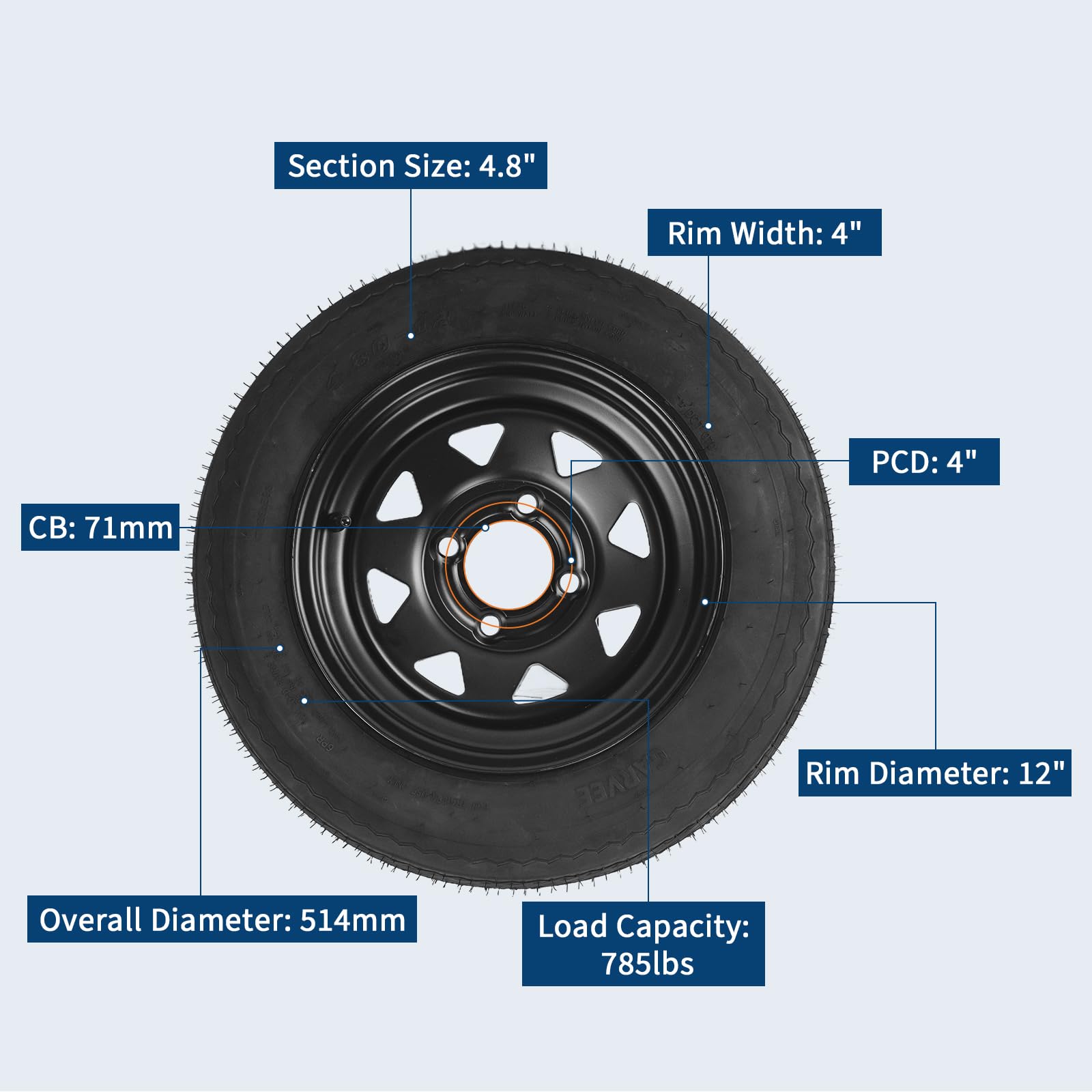 Garvee QFF-PAE-33DY9C8T Ope-Wheels-And-Tires - View #2