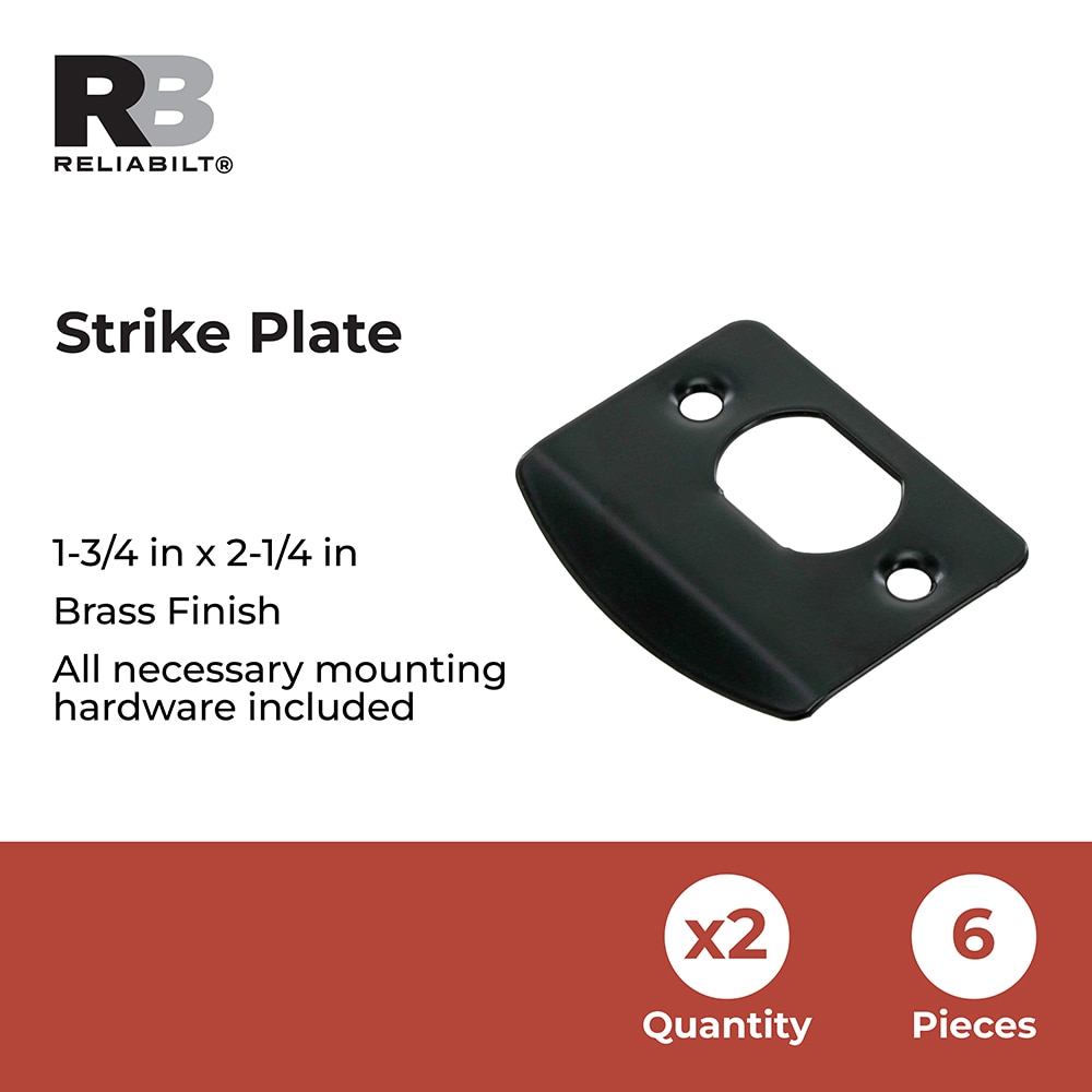 RELIABILT 605691 Entry-Door-Strike-Plates - View #2
