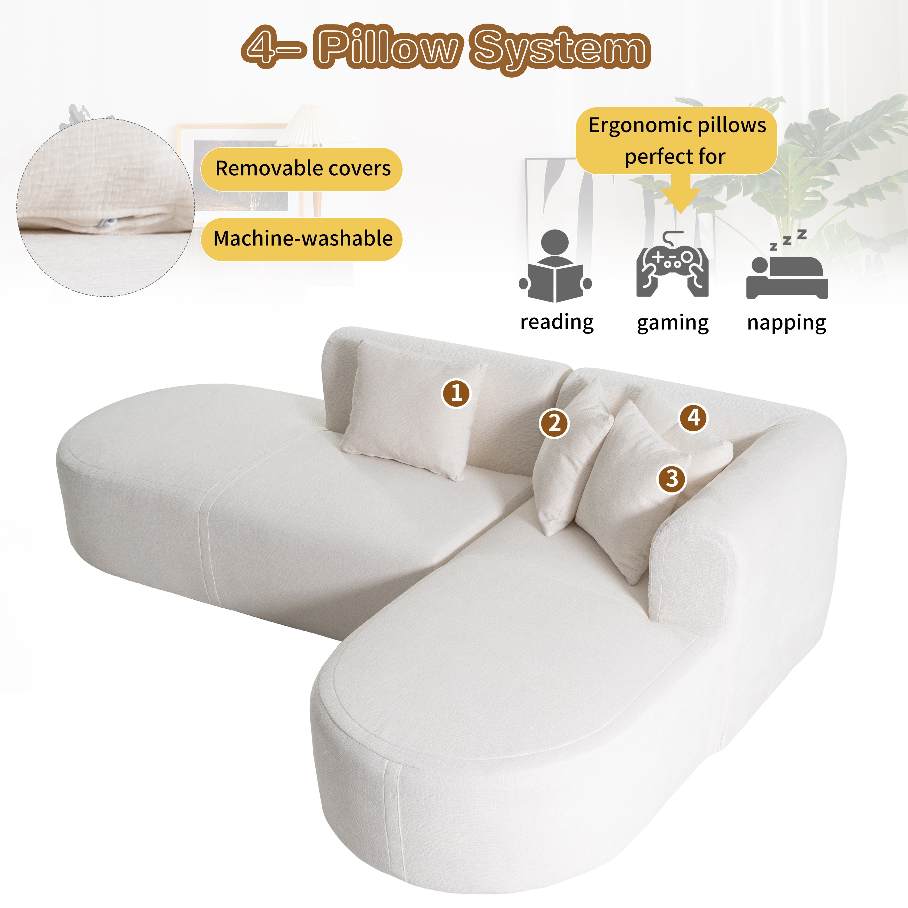 ModernLuxe N760S0000039A Sofas-Loveseats - View #5