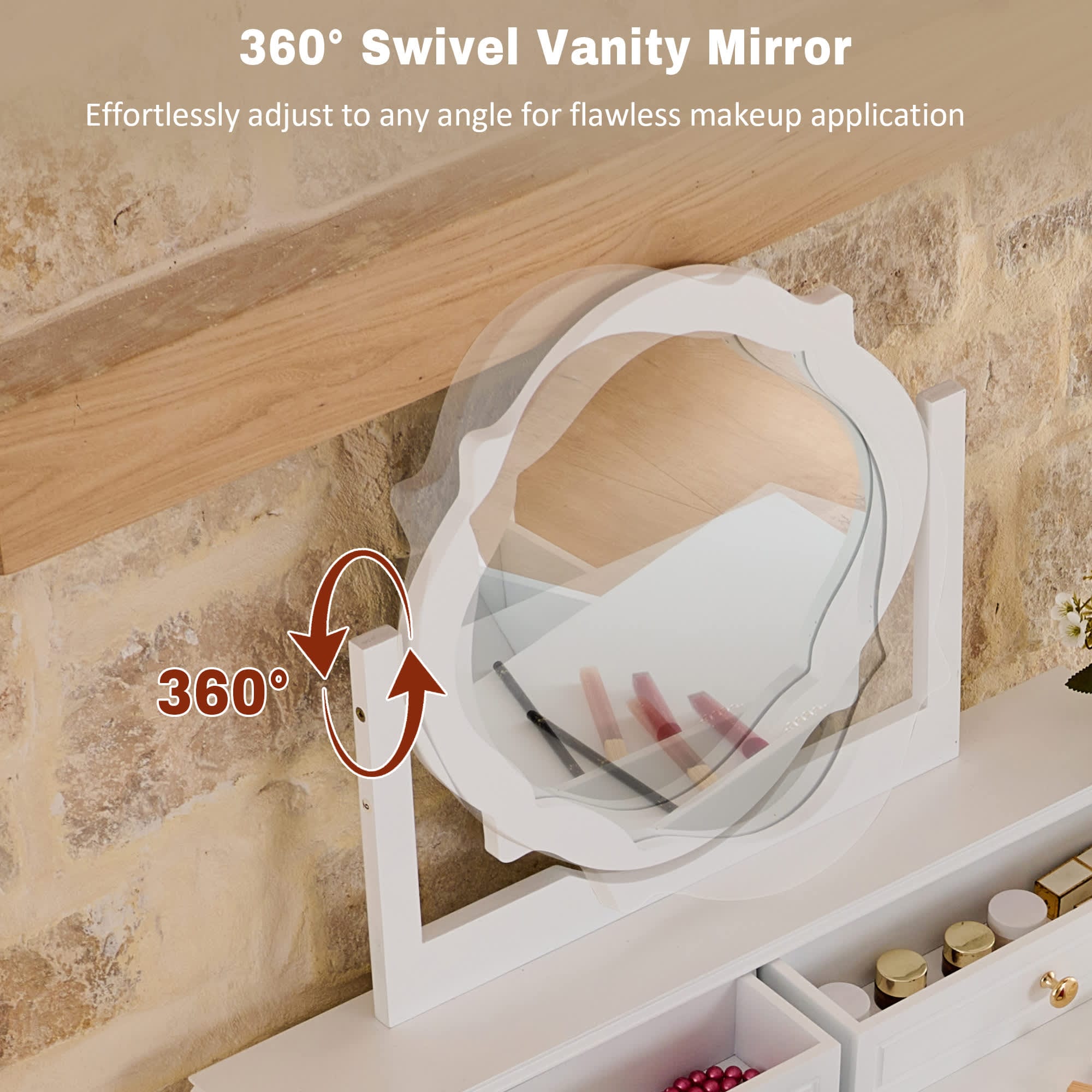 Choco Moon 5392265547020 Bedroom-Vanities - View #6