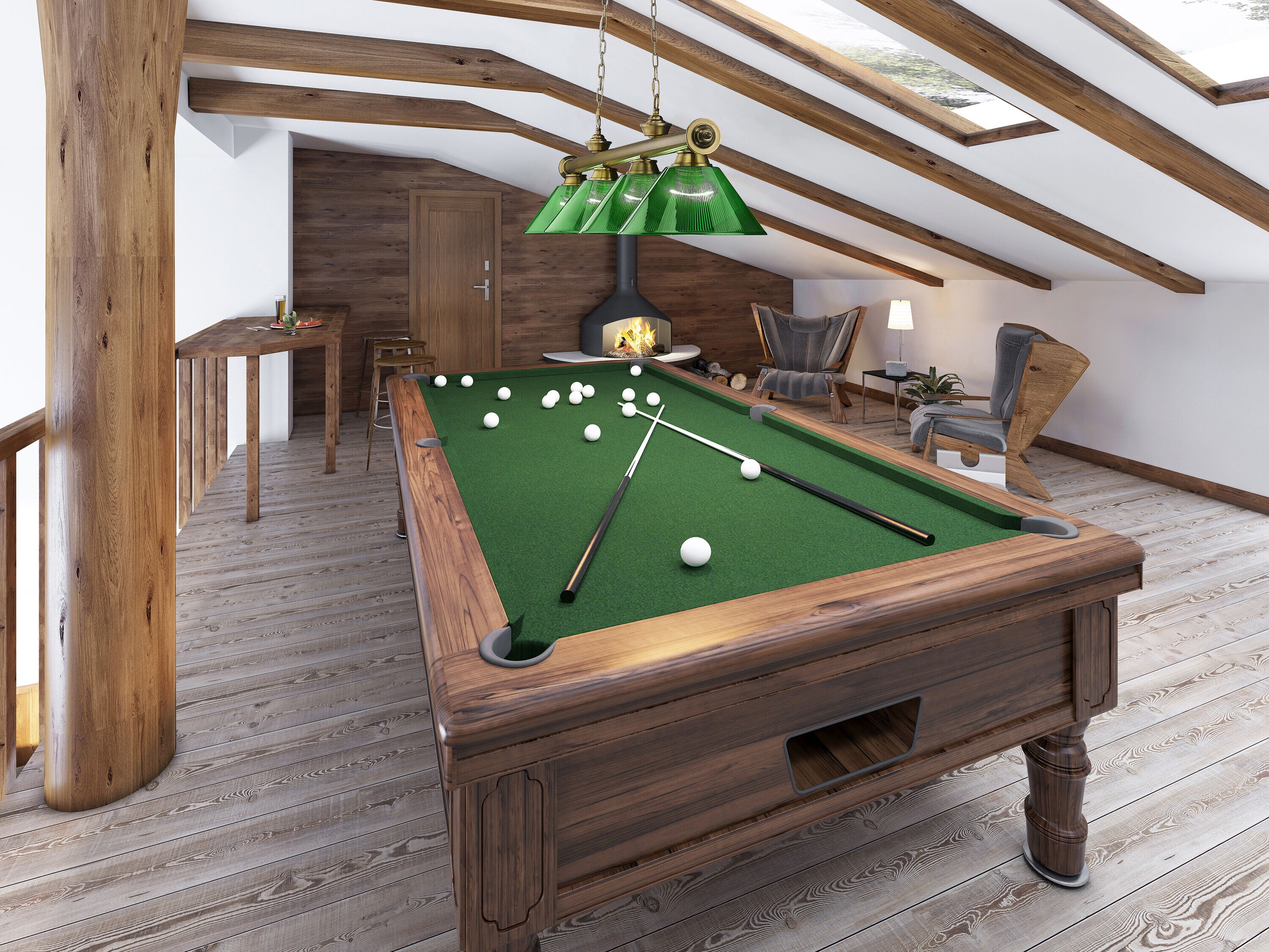 Z-Lite 2306-4RB-ARG Pool-Table-Lighting - View #6
