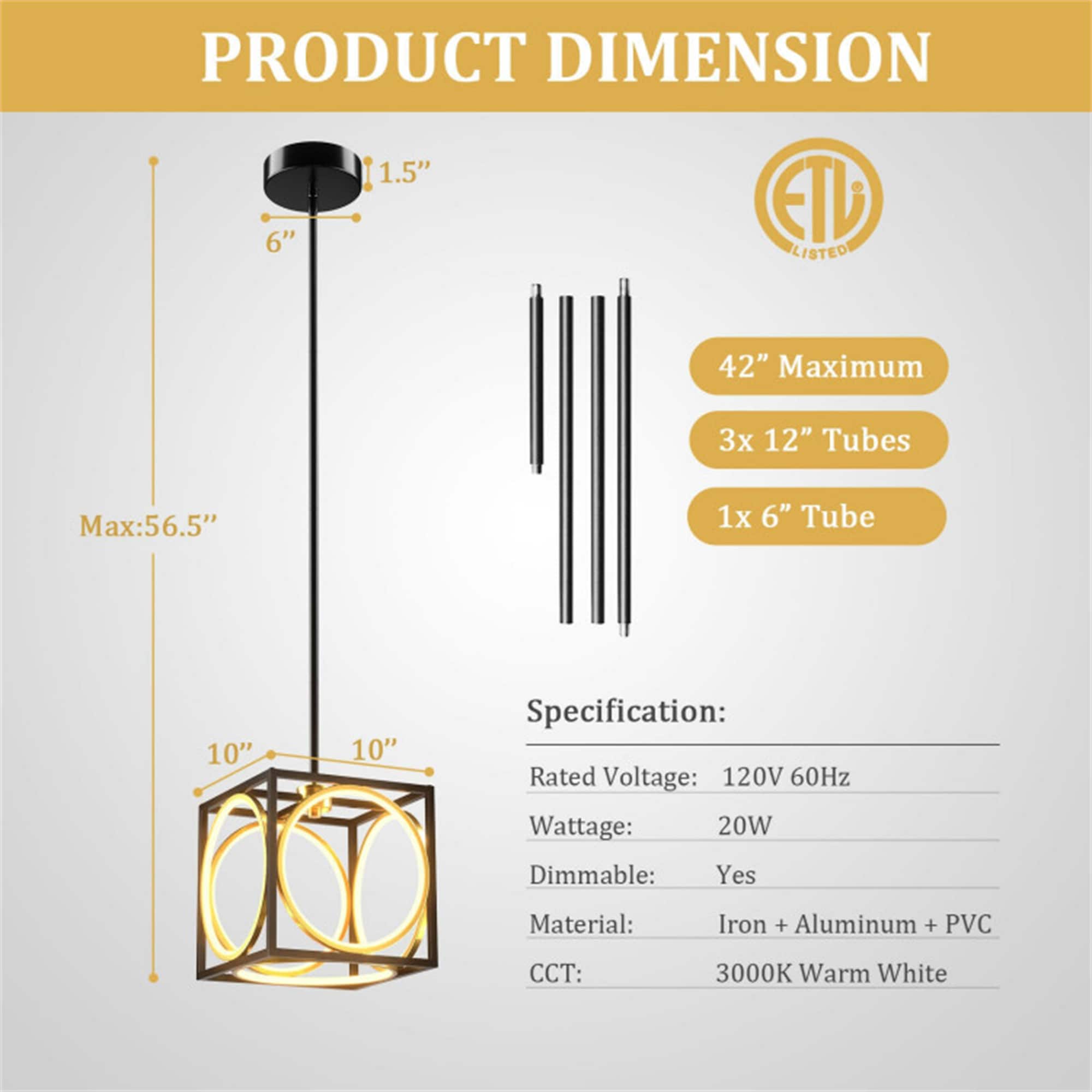 BABOOM BOM-0130ORWMH Pendant-Lights - View #7