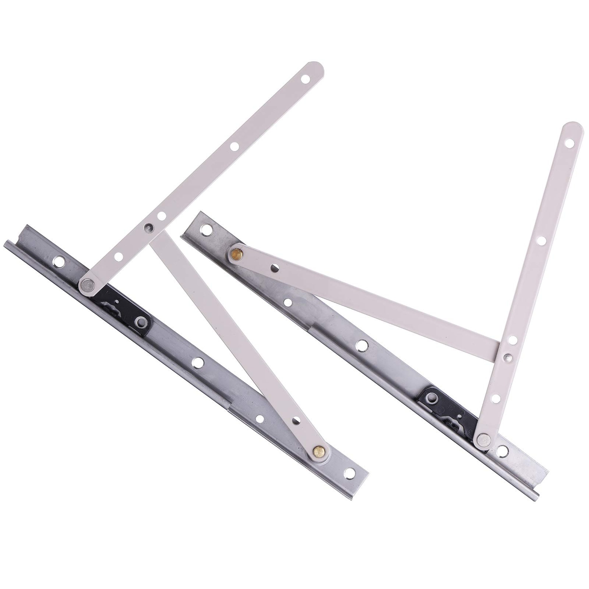 Numhew 10 in 2 Pack Gray Stainless Steel Concealed Window Hinges