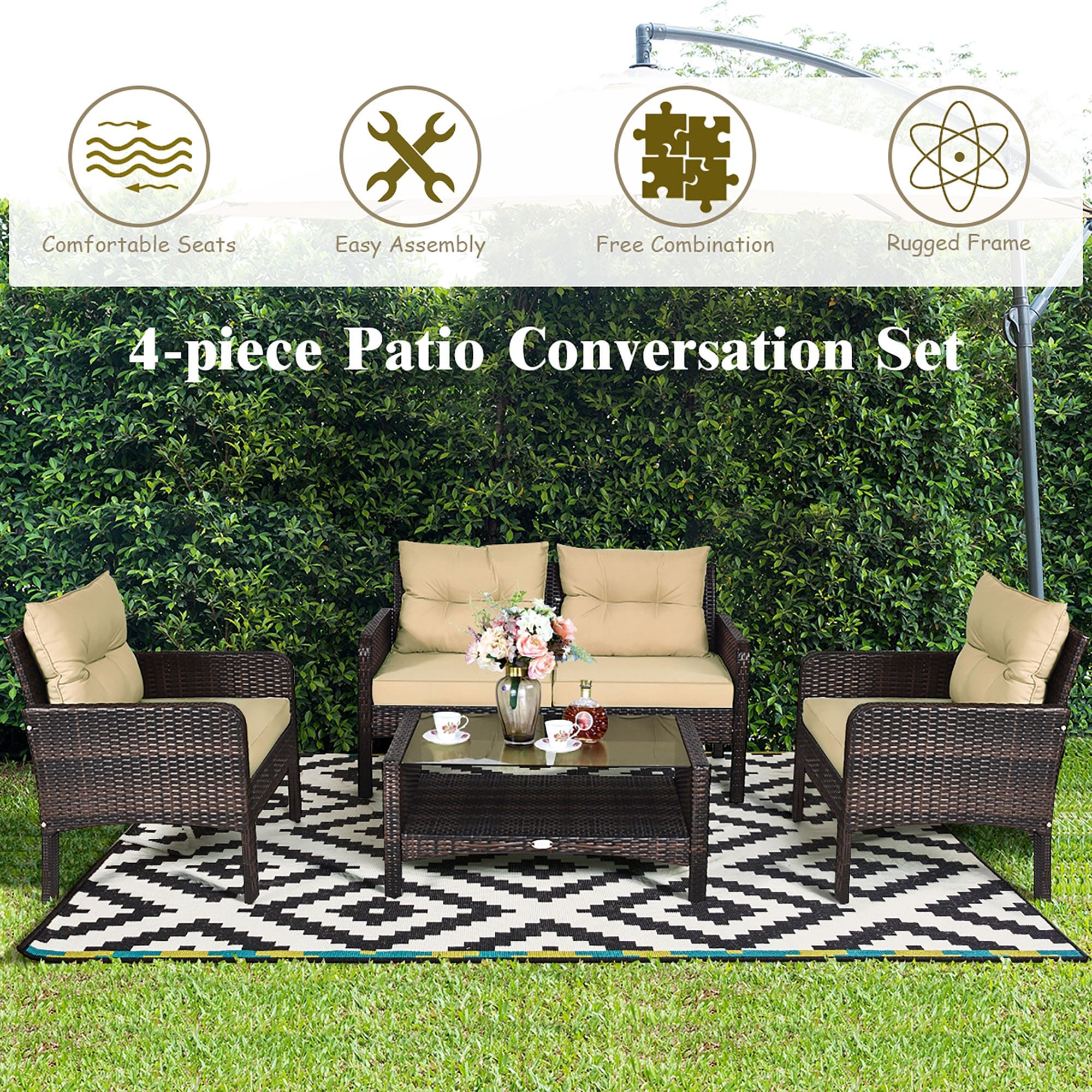 CASAINC CEW-012BLDB13X2 Patio-Conversation-Sets - View #6