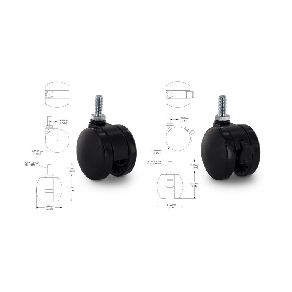 Outwater 3P1.14.00208 casters - View #2