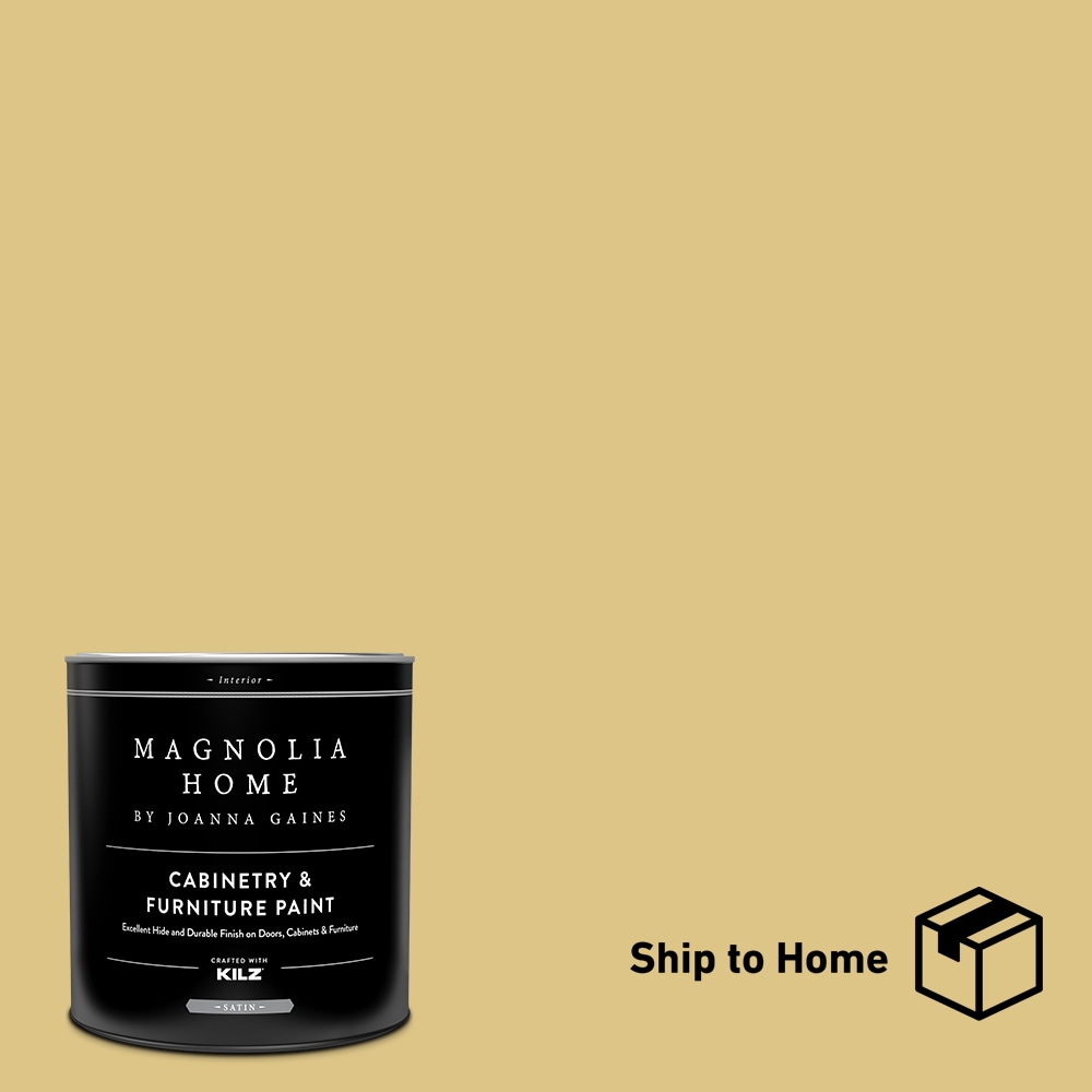 Magnolia Home 00147704  by Joanna Gaines Satin Heirloom Yellow Enamel ( 1-quart )