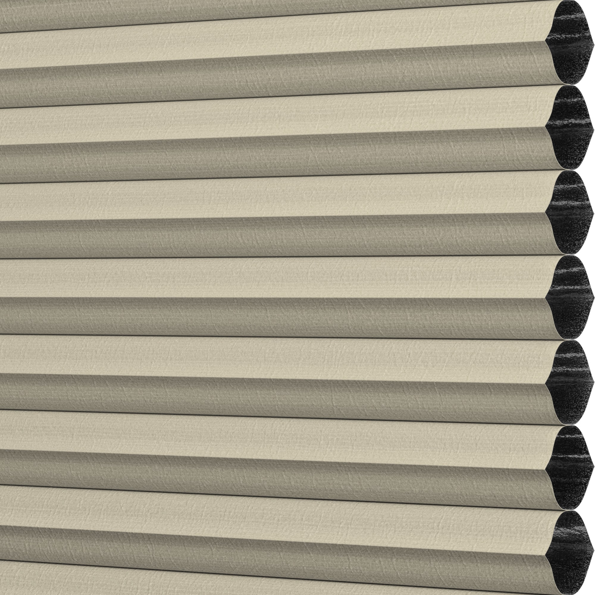 LEVOLOR 511490 Designer Colors Oyster Blackout Polycotton 3/4-in Single Designer Colors Cellular shade swatch